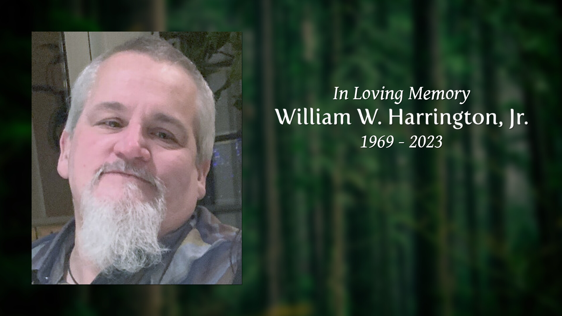 William W Harrington Jr Tribute Video