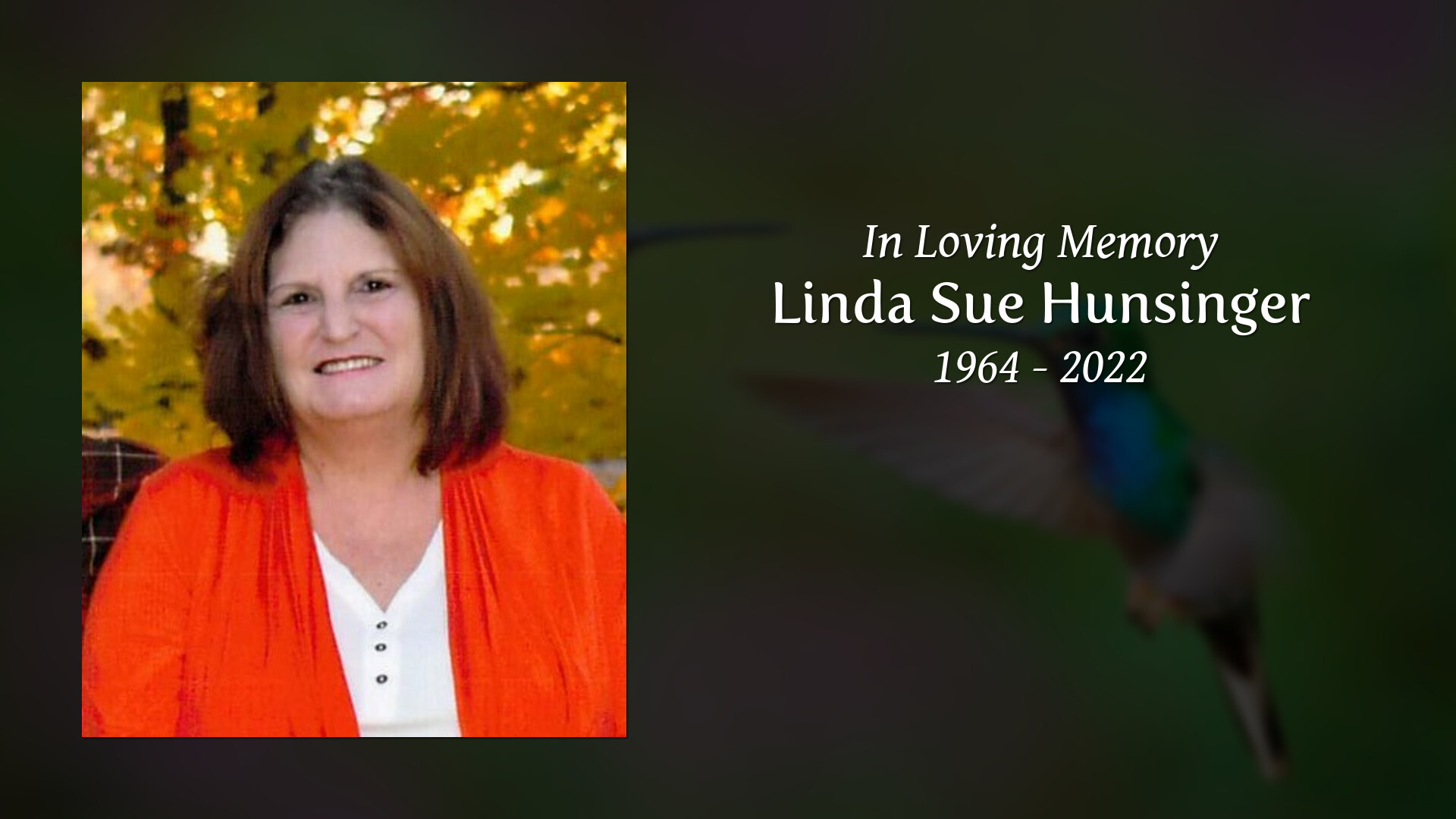 Linda Sue Hunsinger Tribute Video