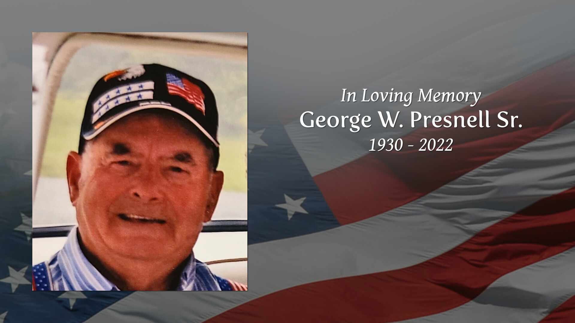 George W Presnell Sr Tribute Video