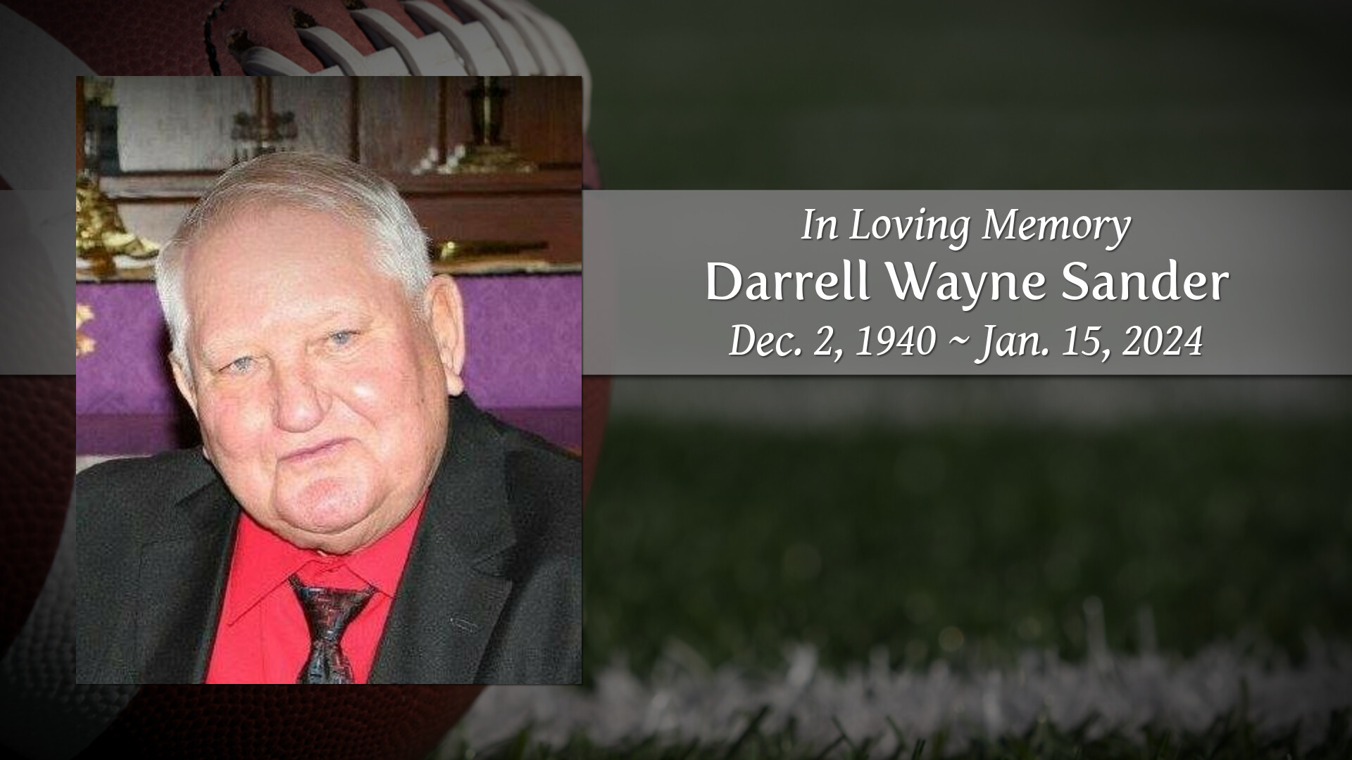 Darrell Wayne Sander Tribute Video