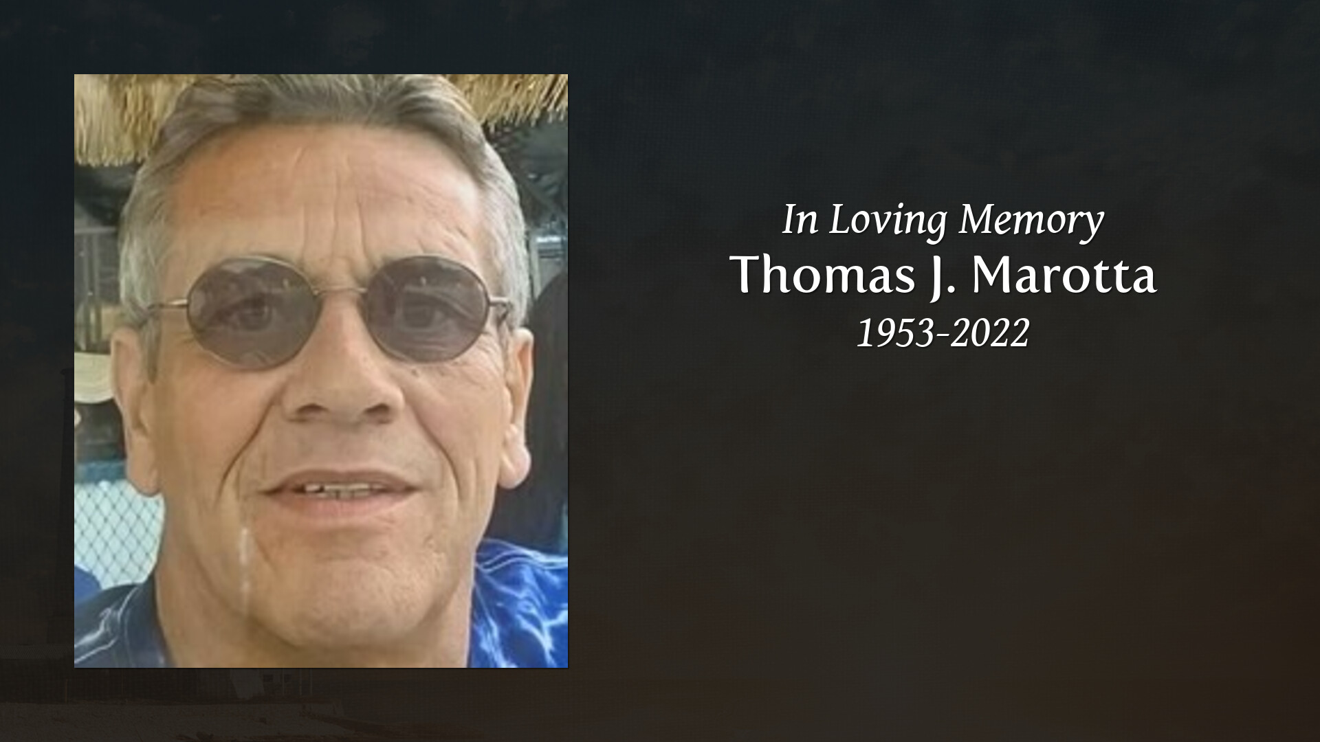 Thomas J Marotta Tribute Video