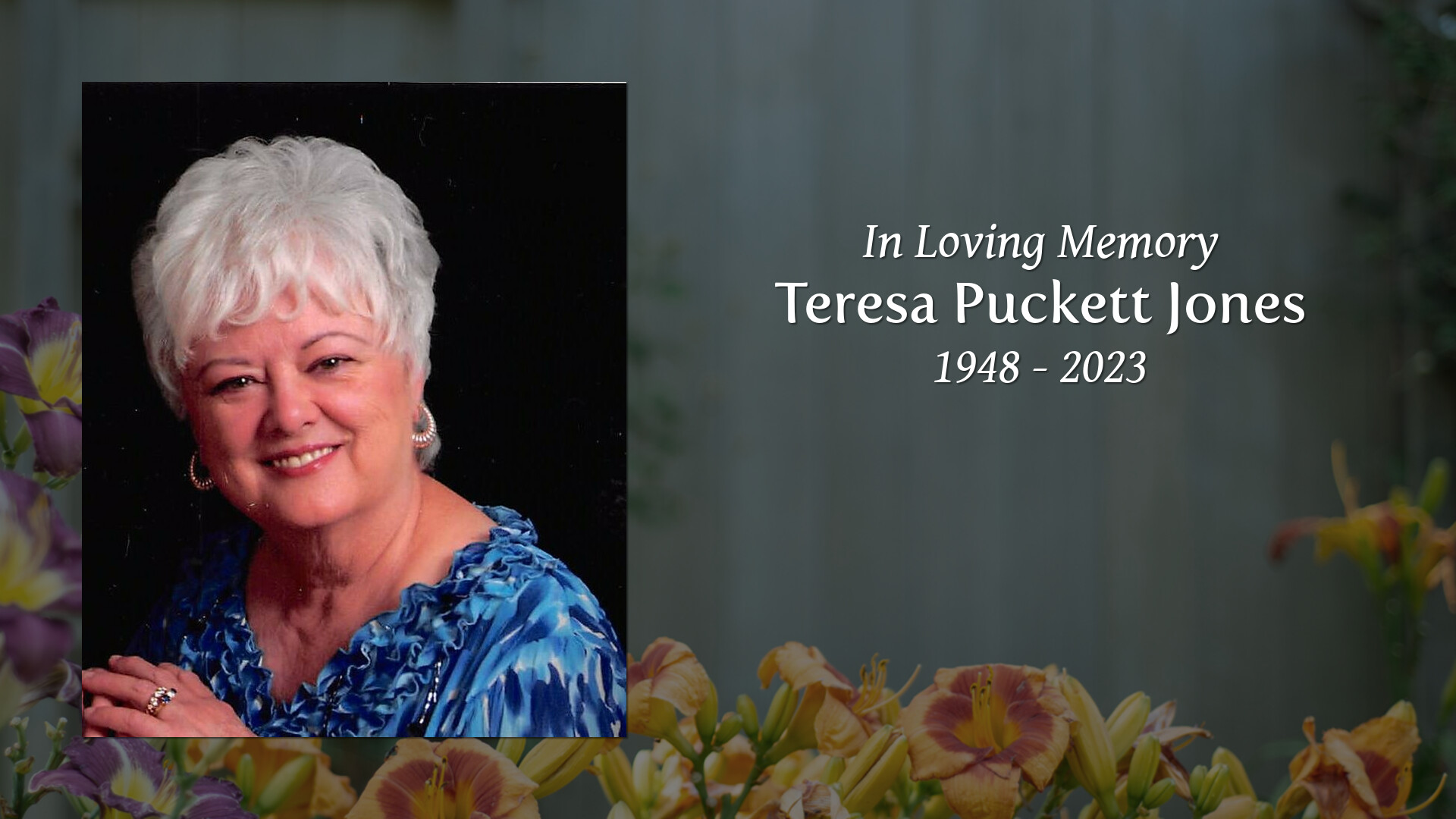 Teresa Puckett Jones Tribute Video