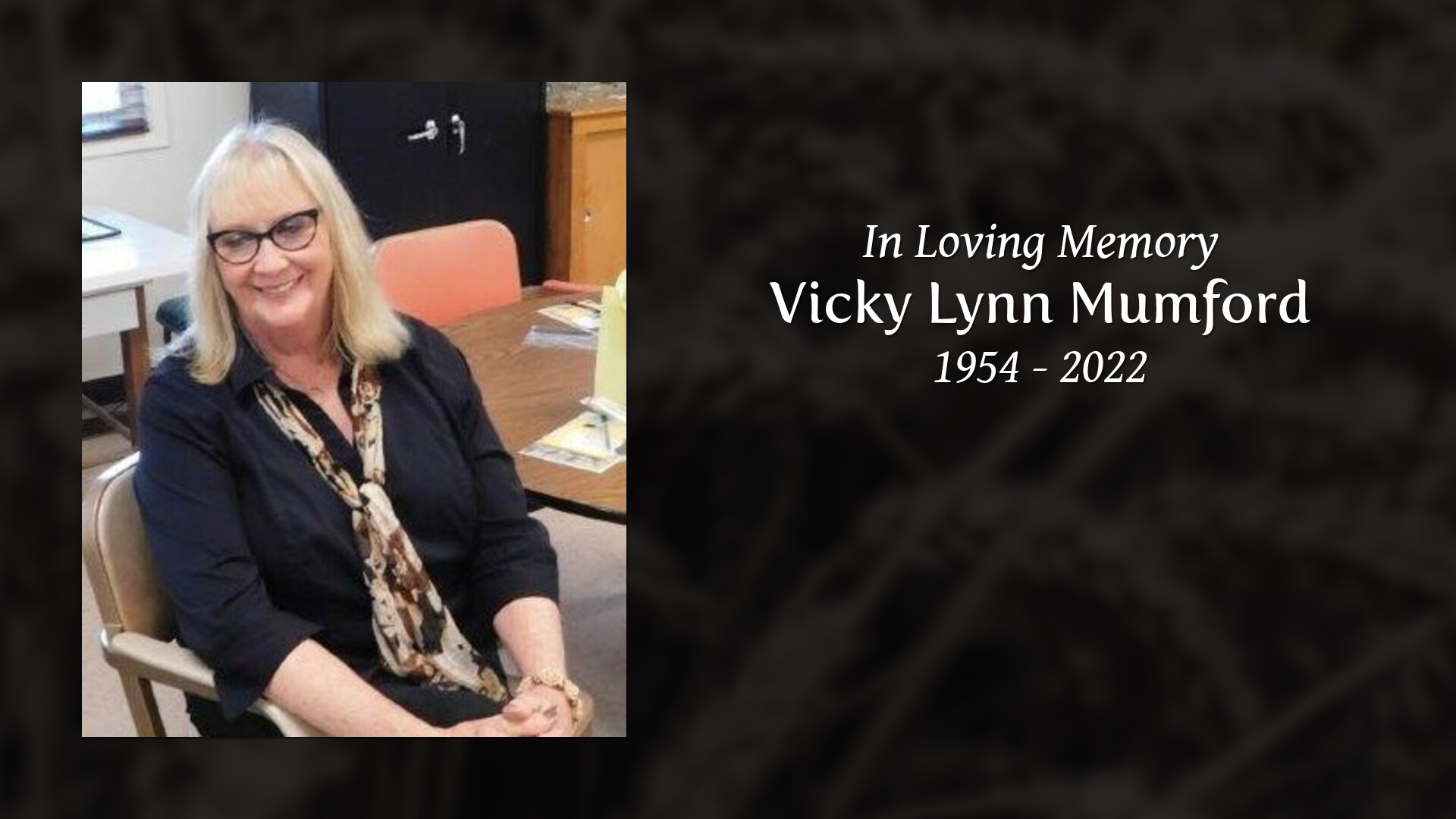 Vicky Lynn Mumford Tribute Video