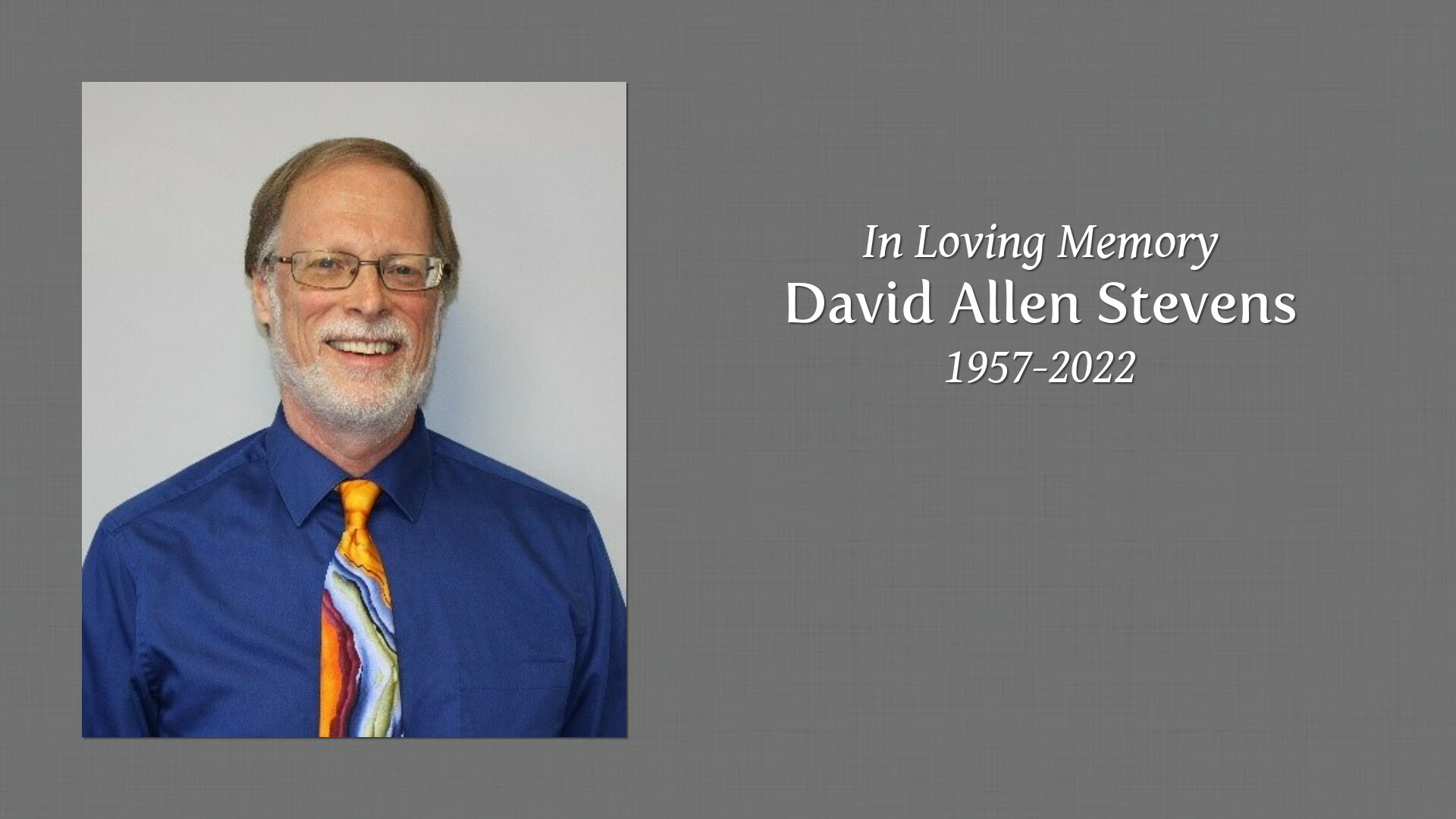 David Allen Stevens Tribute Video