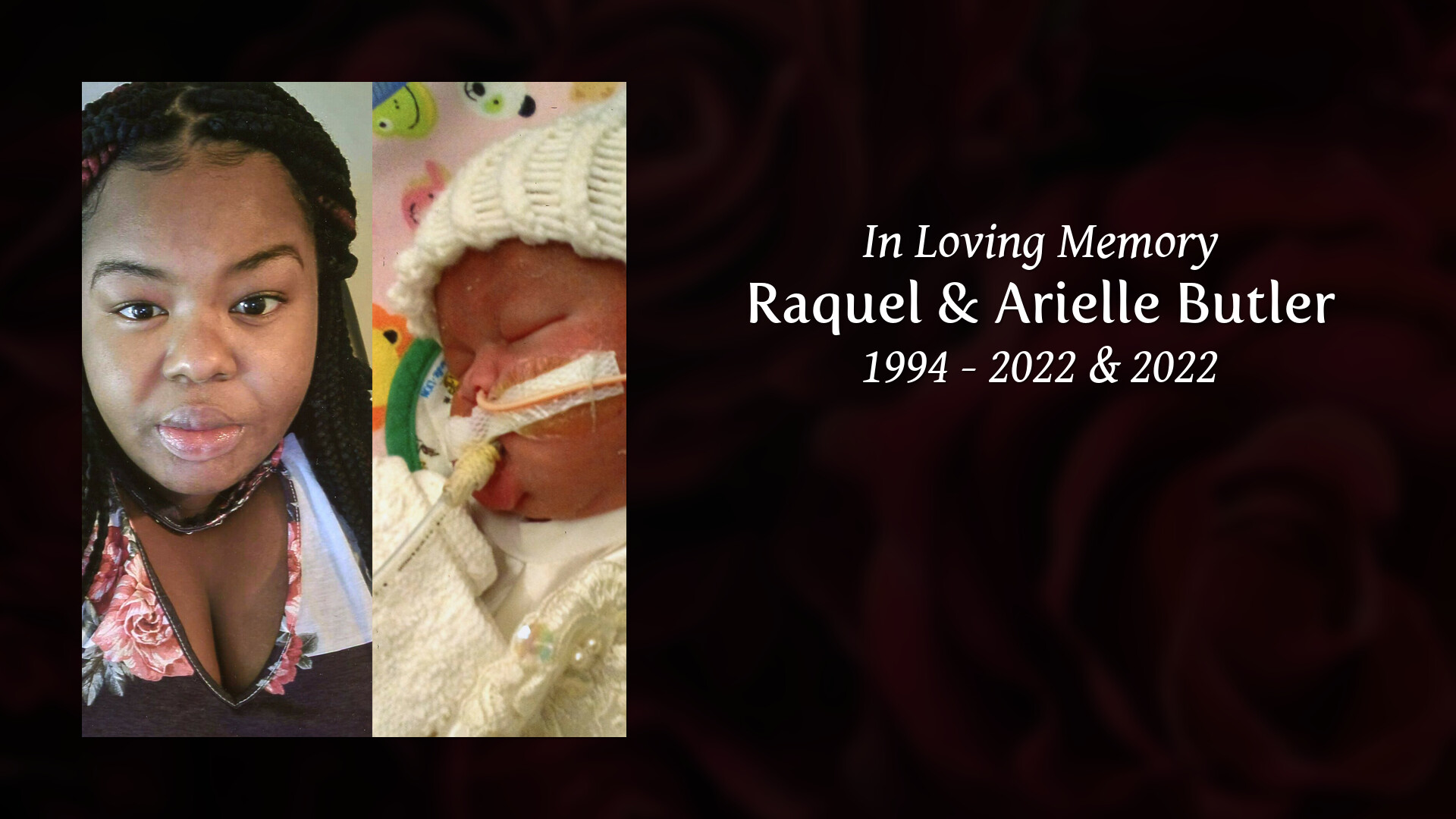 Raquel Arielle Butler Tribute Video