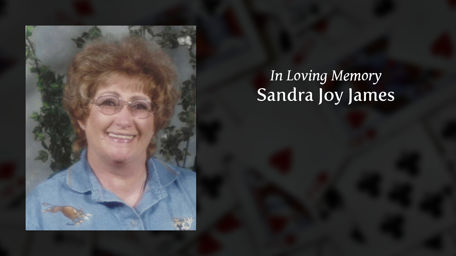 Sandra Joy James Tribute Video