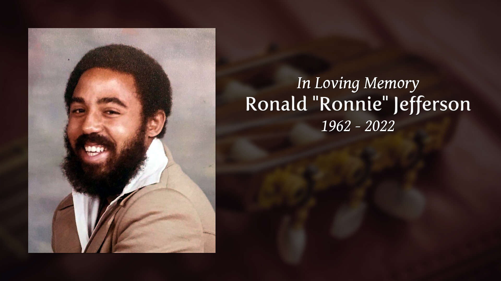 Ronald Ronnie Jefferson Tribute Video