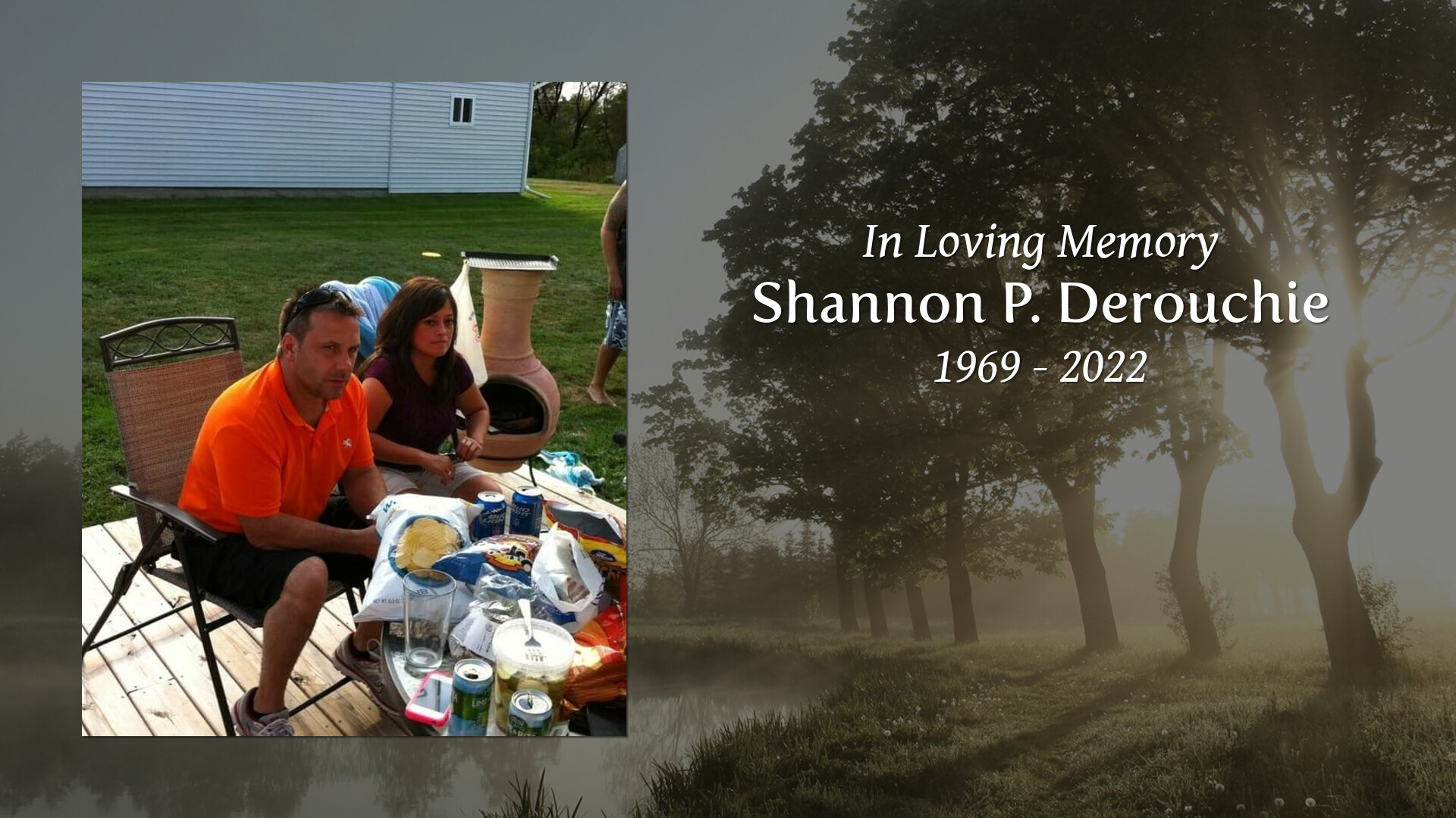 Shannon P Derouchie Tribute Video