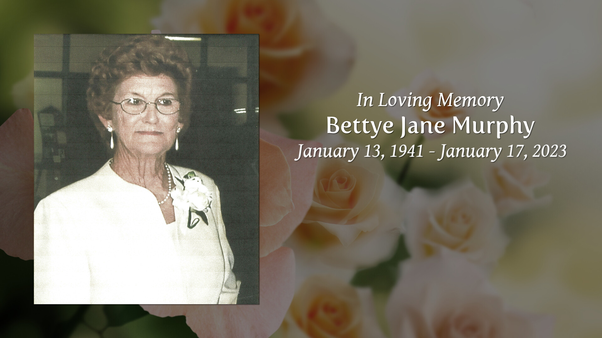 Bettye Jane Murphy - Tribute Video