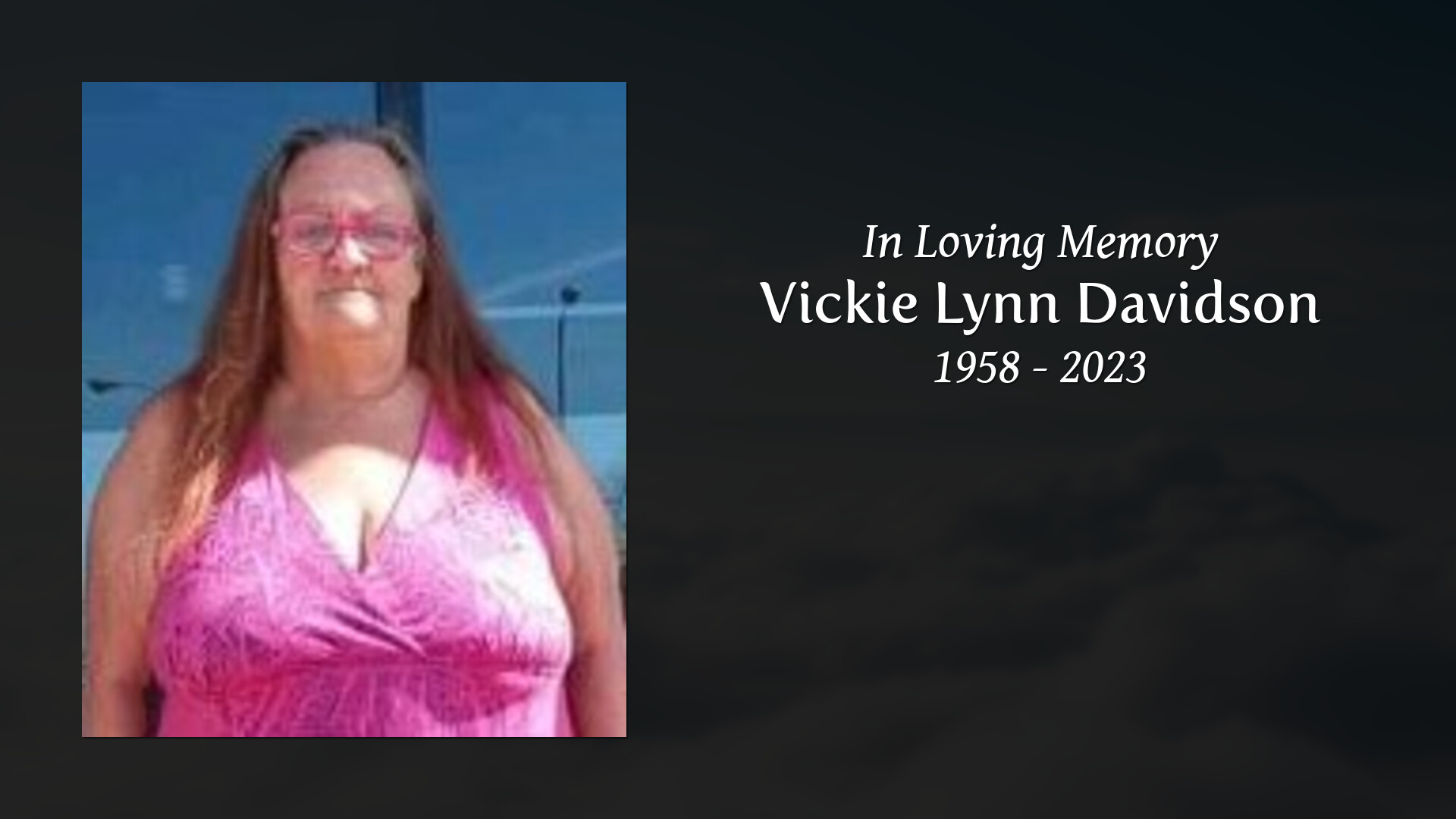Vickie Lynn Davidson Tribute Video 