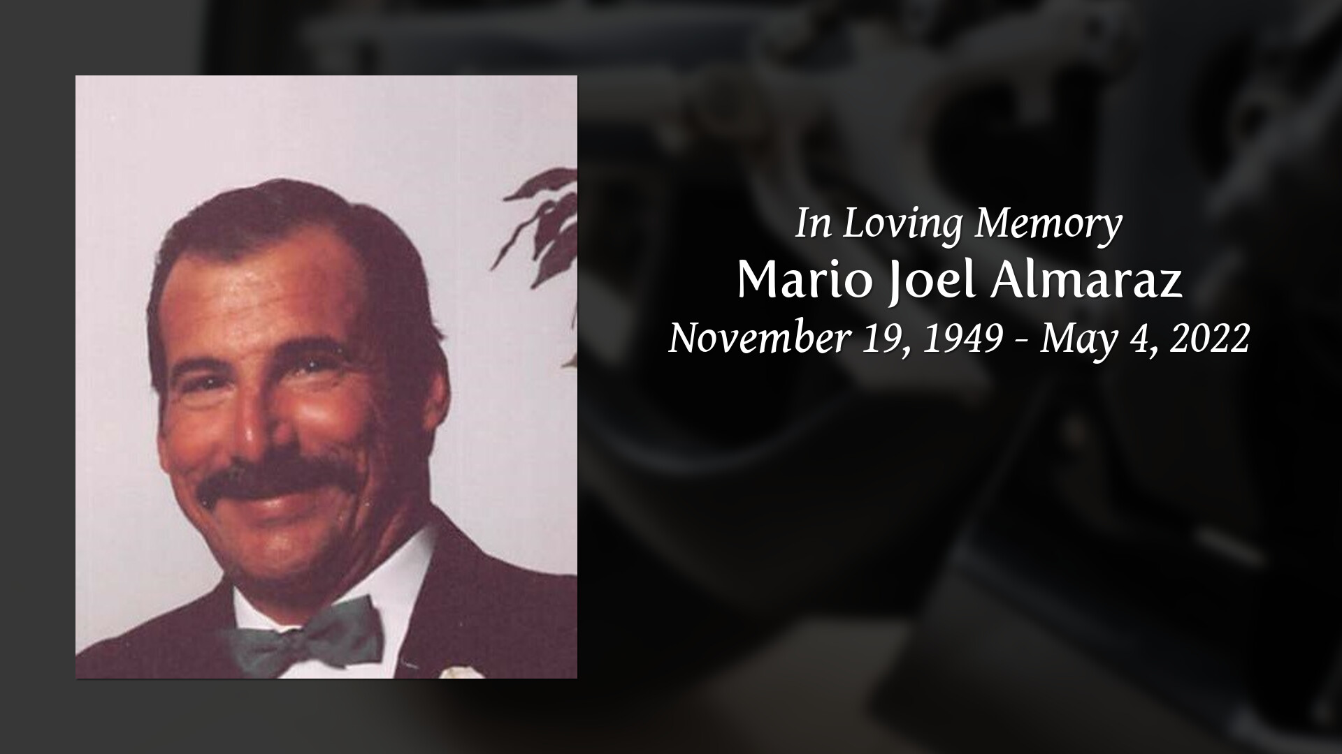 Mario Joel Almaraz - Tribute Video