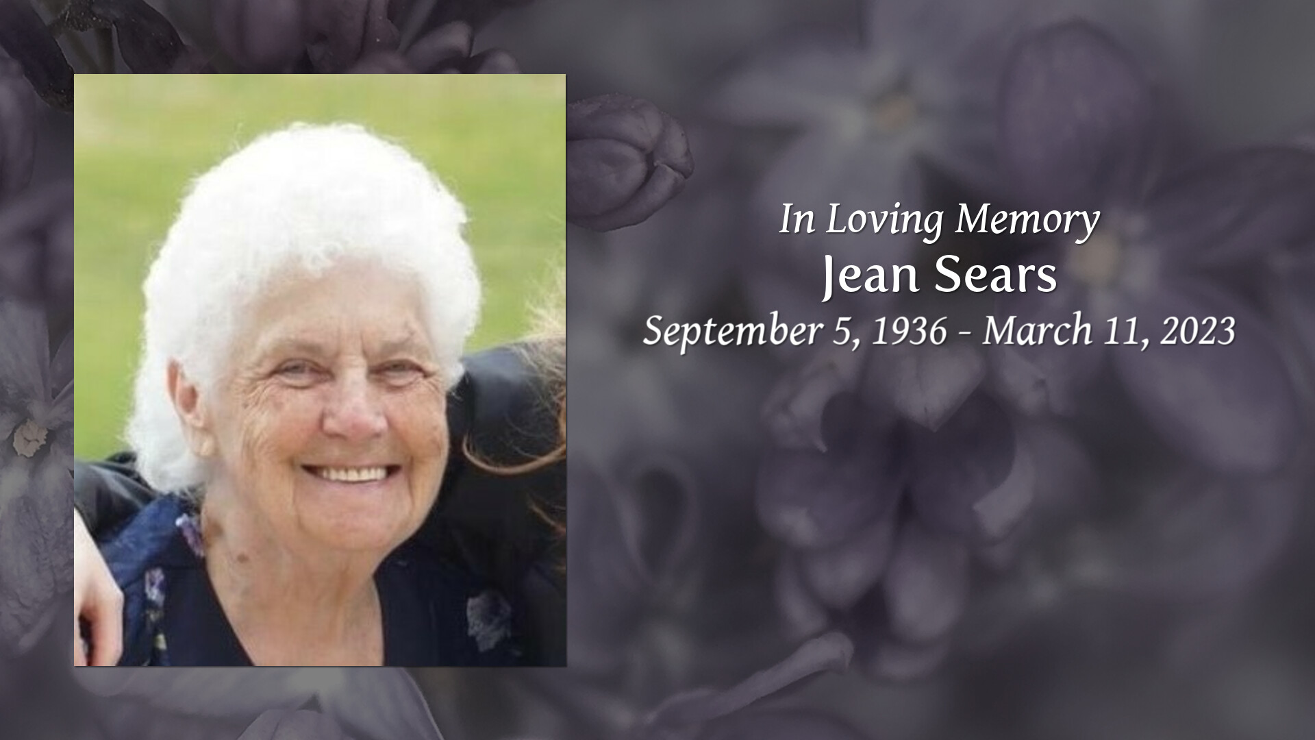 Jean Sears - Tribute Video