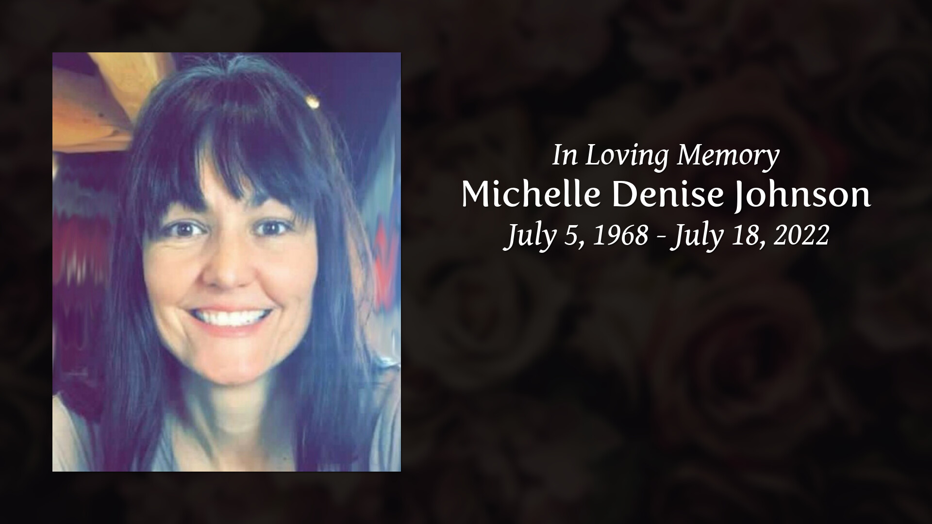 Michelle Denise Johnson Tribute Video