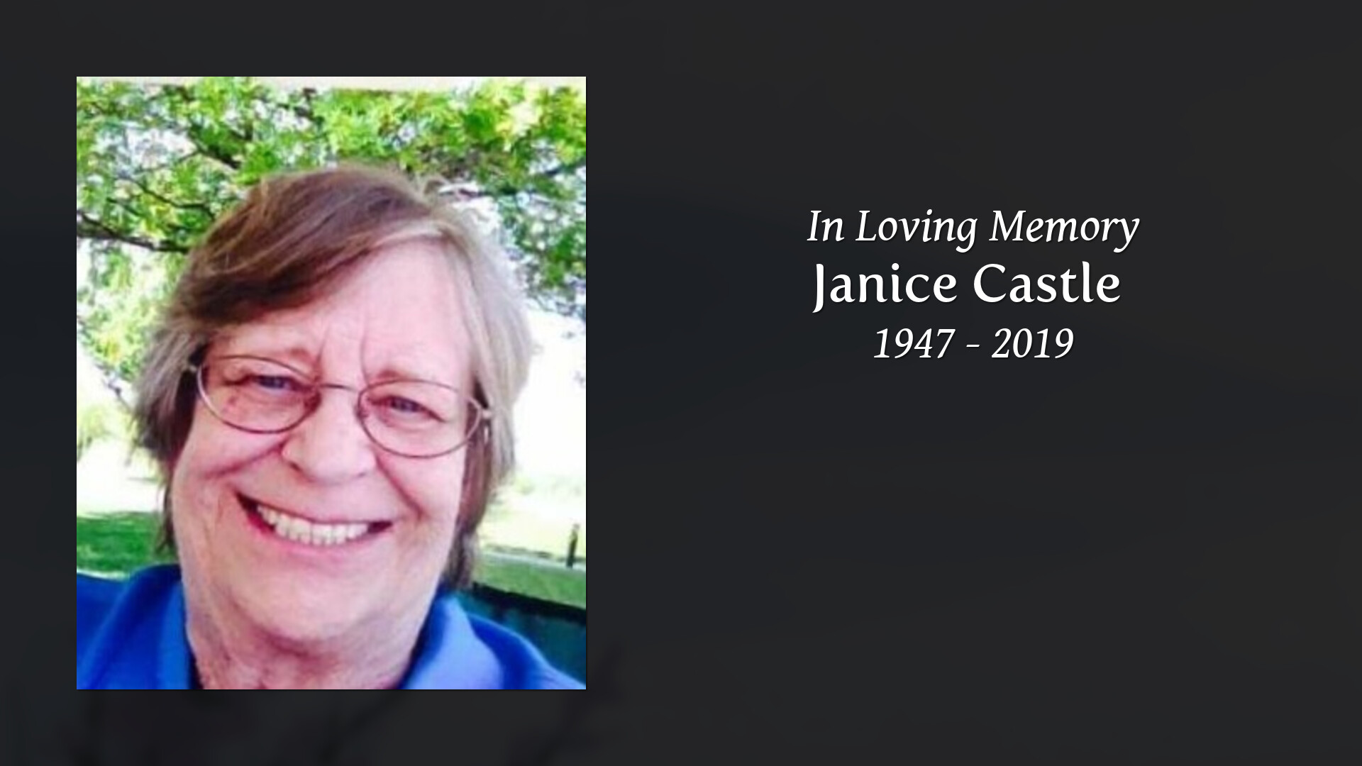 Janice Castle - Tribute Video