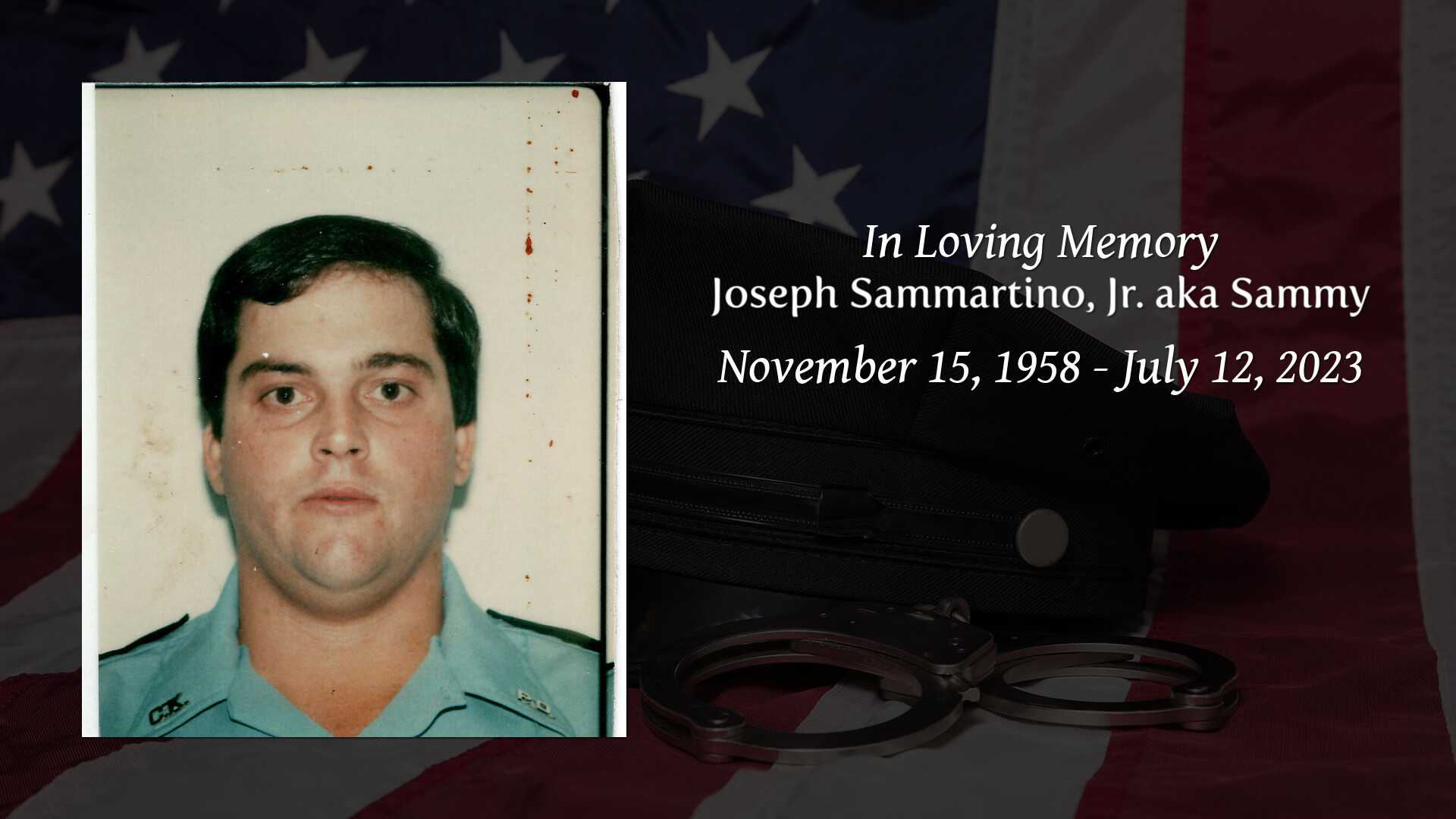 Joseph Sammartino, Jr. aka Sammy - Tribute Video