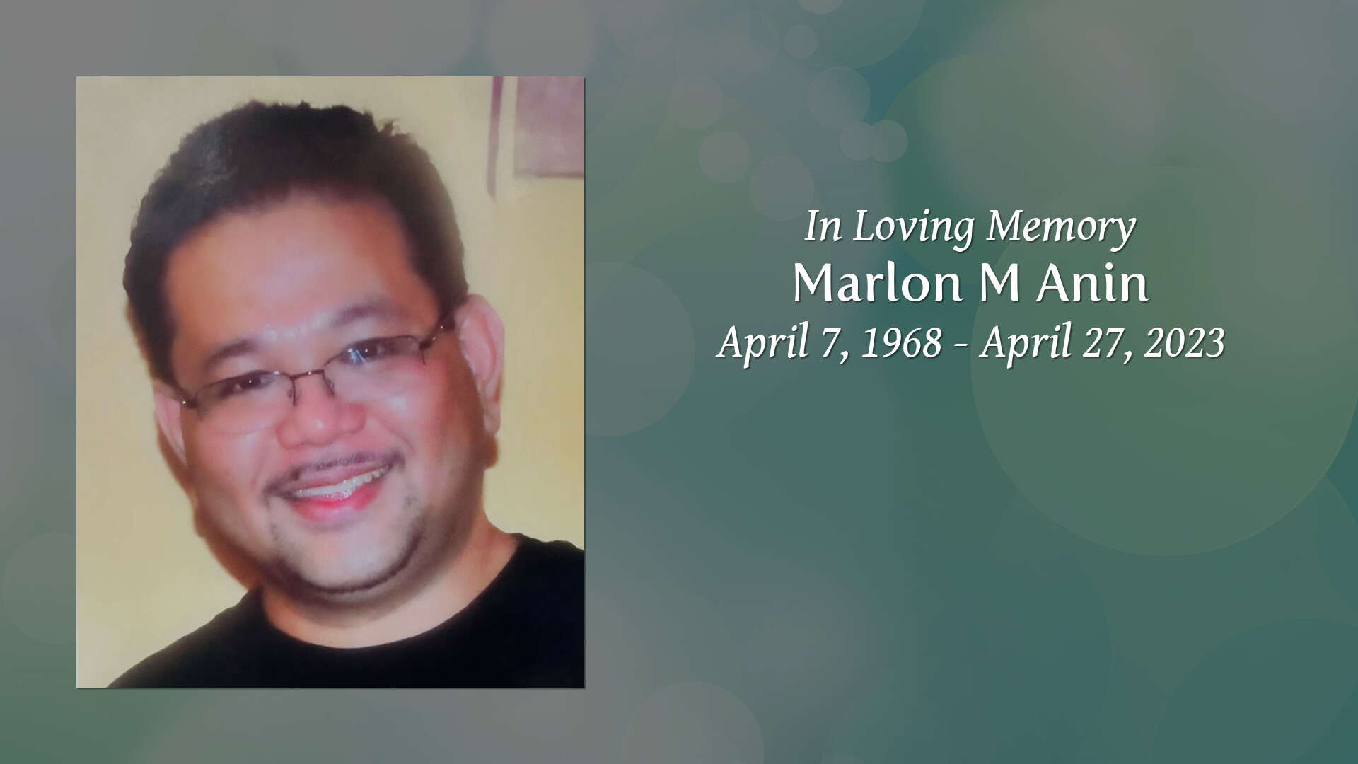 Marlon M Anin - Tribute Video