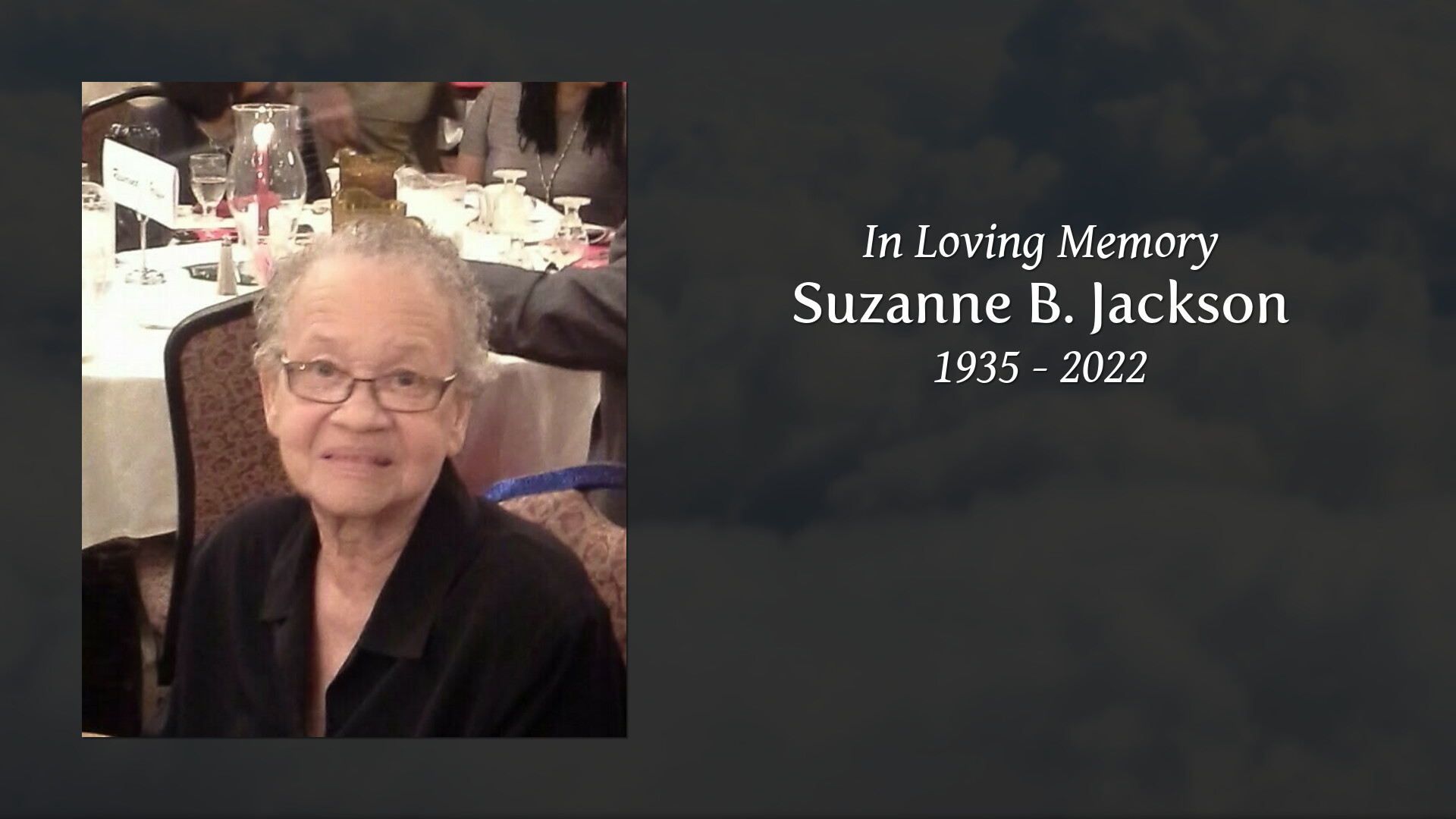 Suzanne B. Jackson - Tribute Video