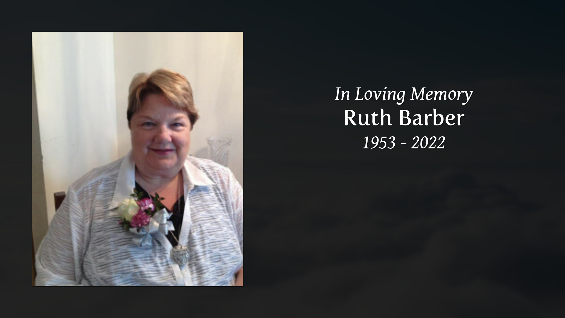 Ruth Barber - Tribute Video