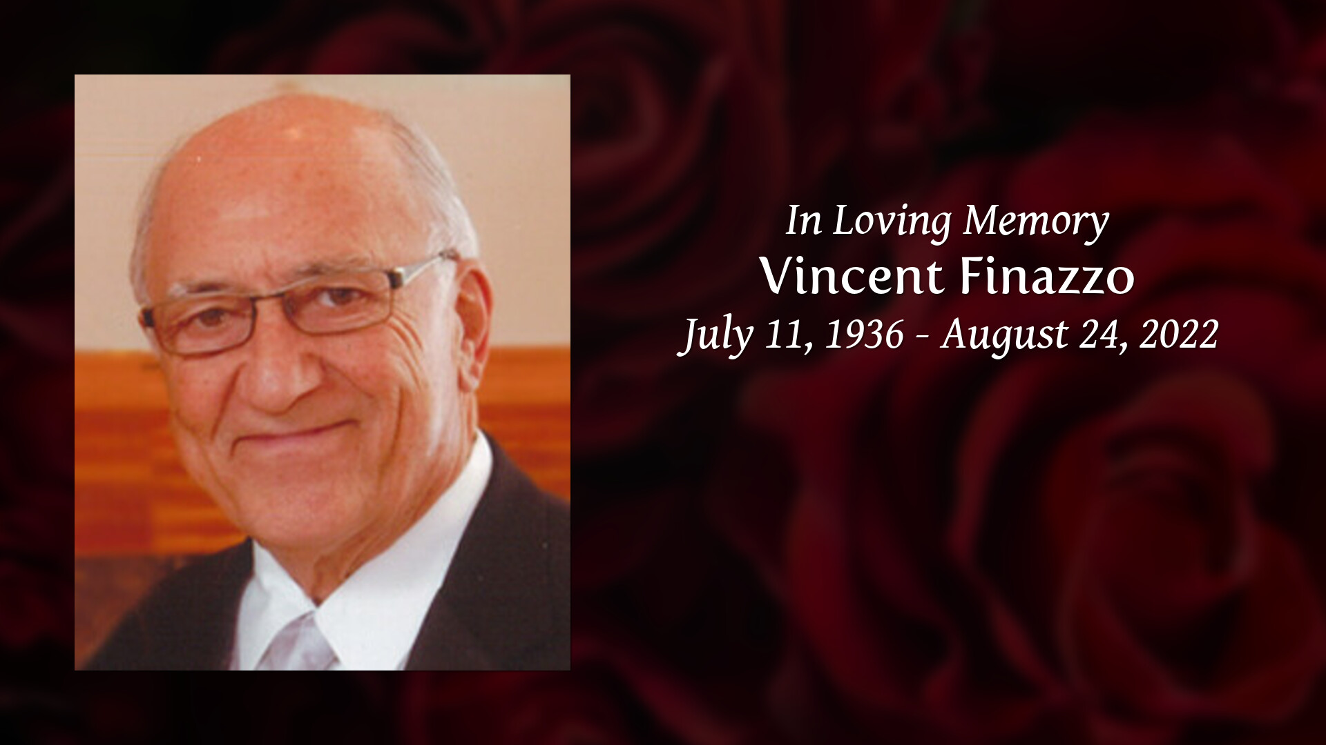 Vincent Finazzo - Tribute Video