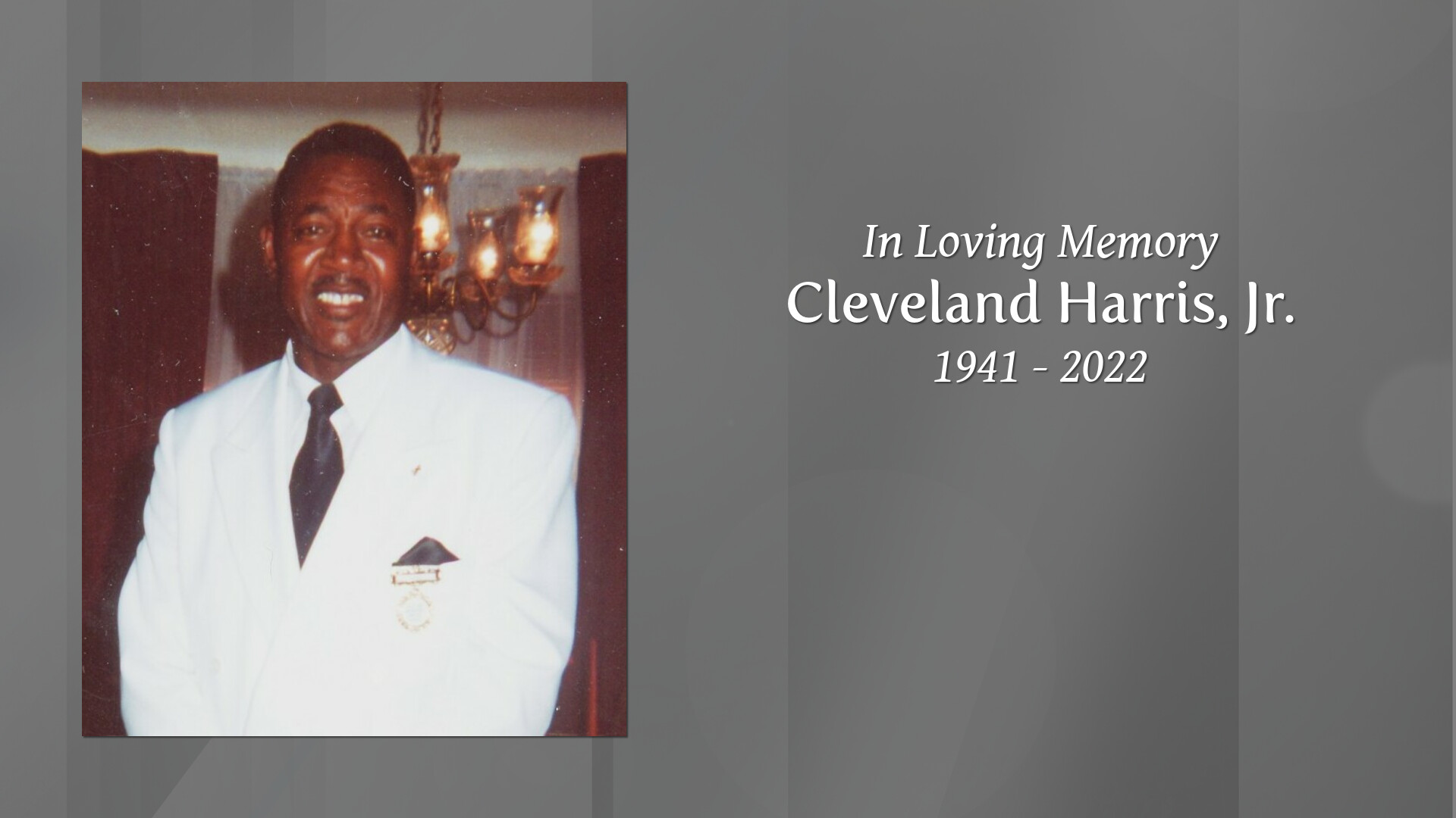 Cleveland Harris, Jr. - Tribute Video