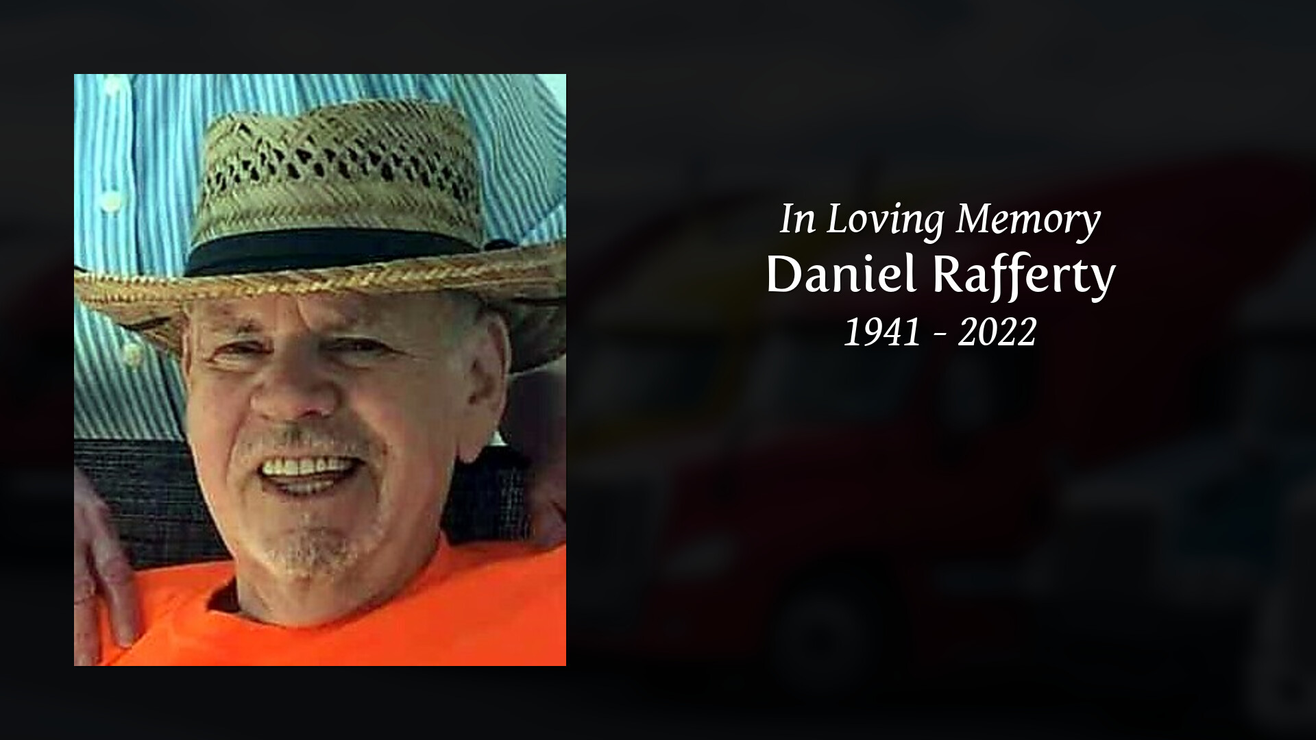 Daniel Rafferty - Tribute Video