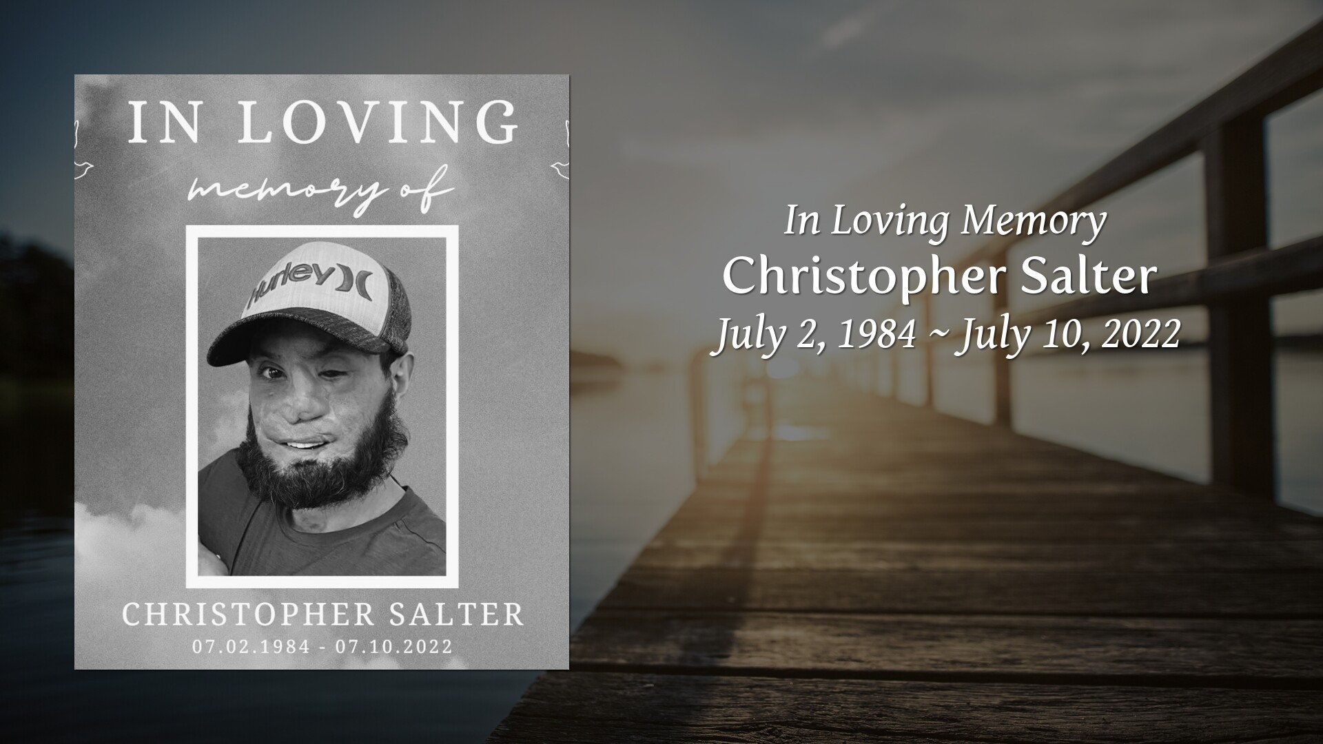 Christopher Salter - Tribute Video