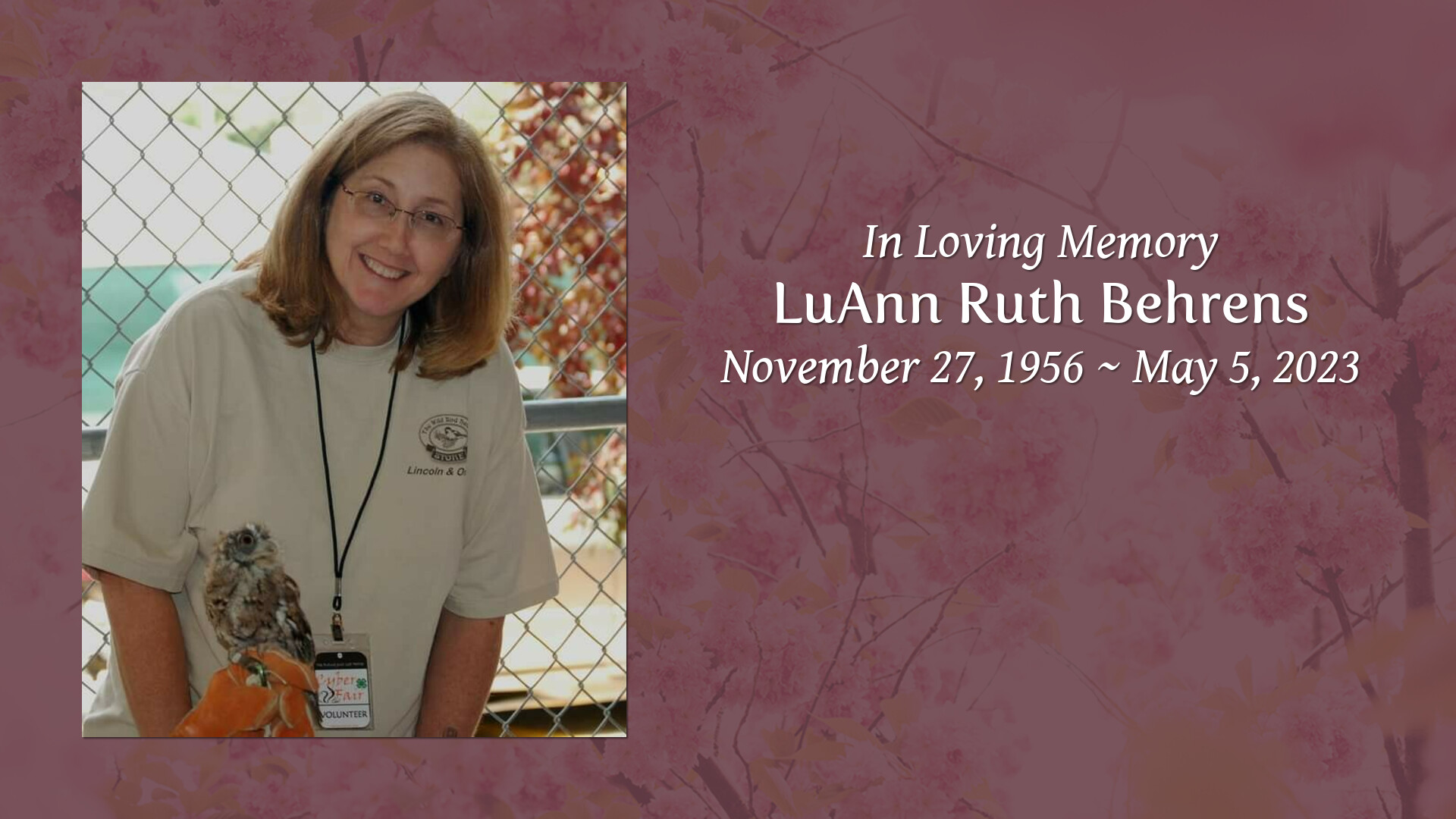 LuAnn Ruth Behrens Tribute Video