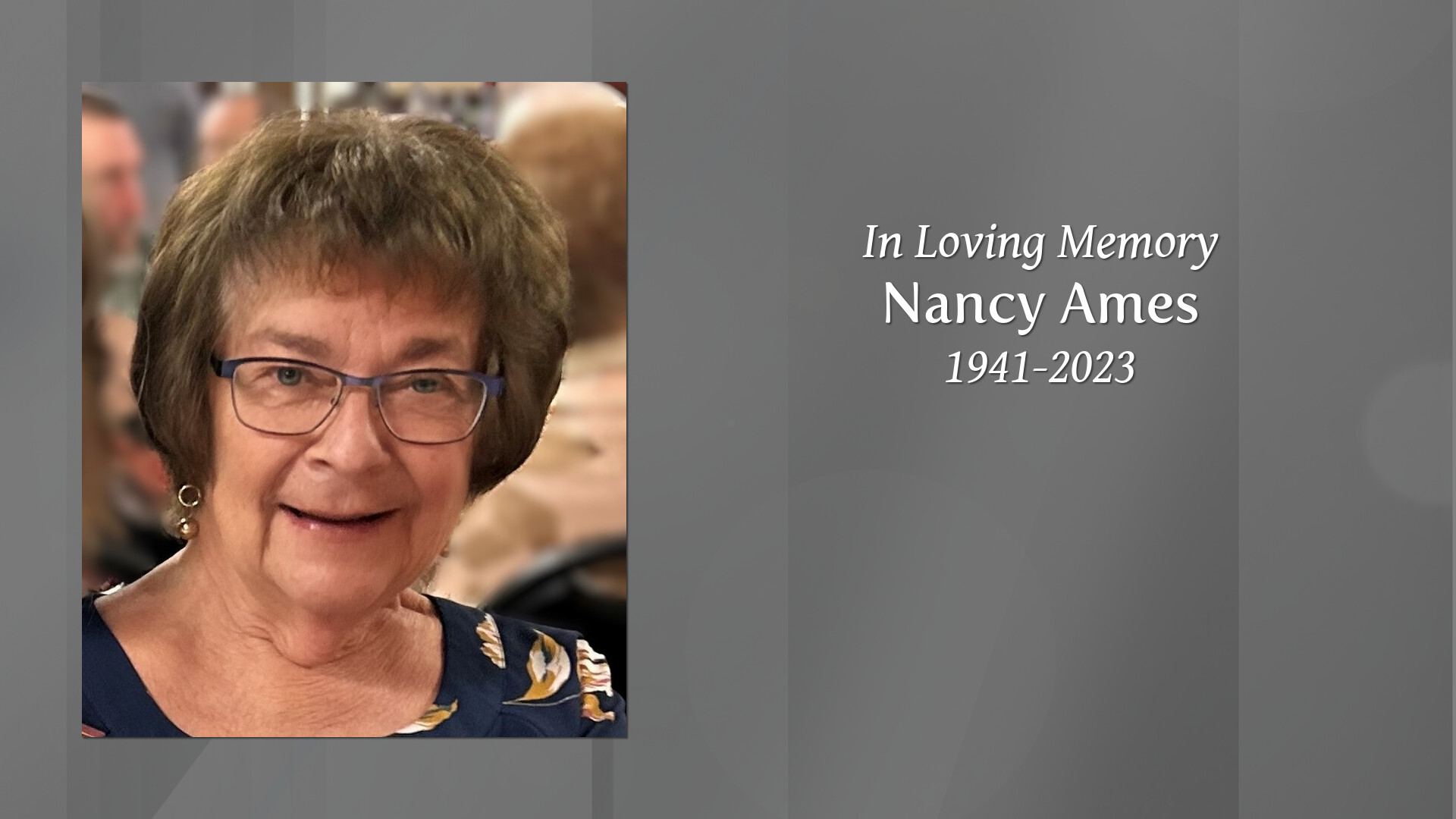 Nancy Ames - Tribute Video