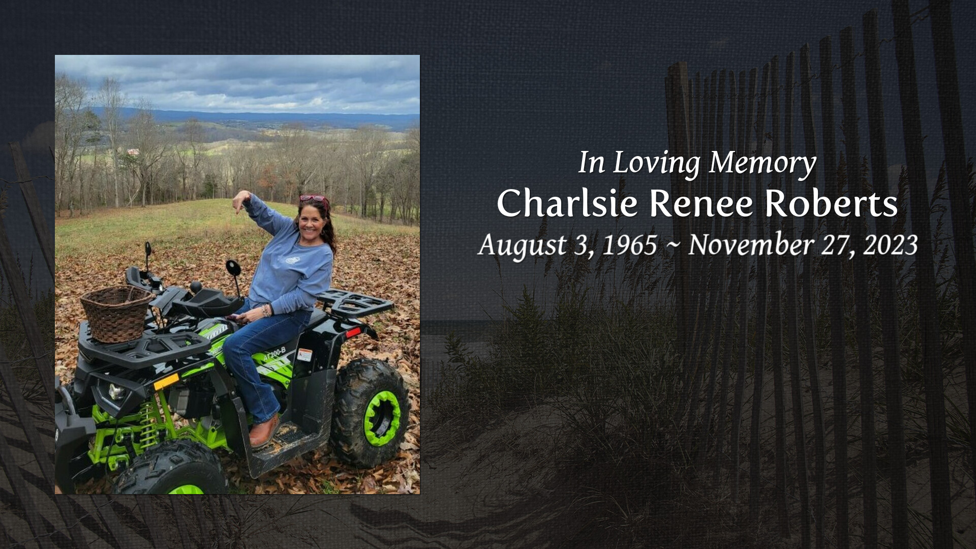 Charlsie Renee Roberts - Tribute Video