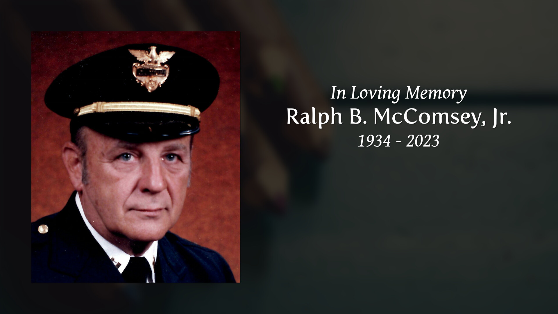 Ralph B. McComsey, Jr. - Tribute Video