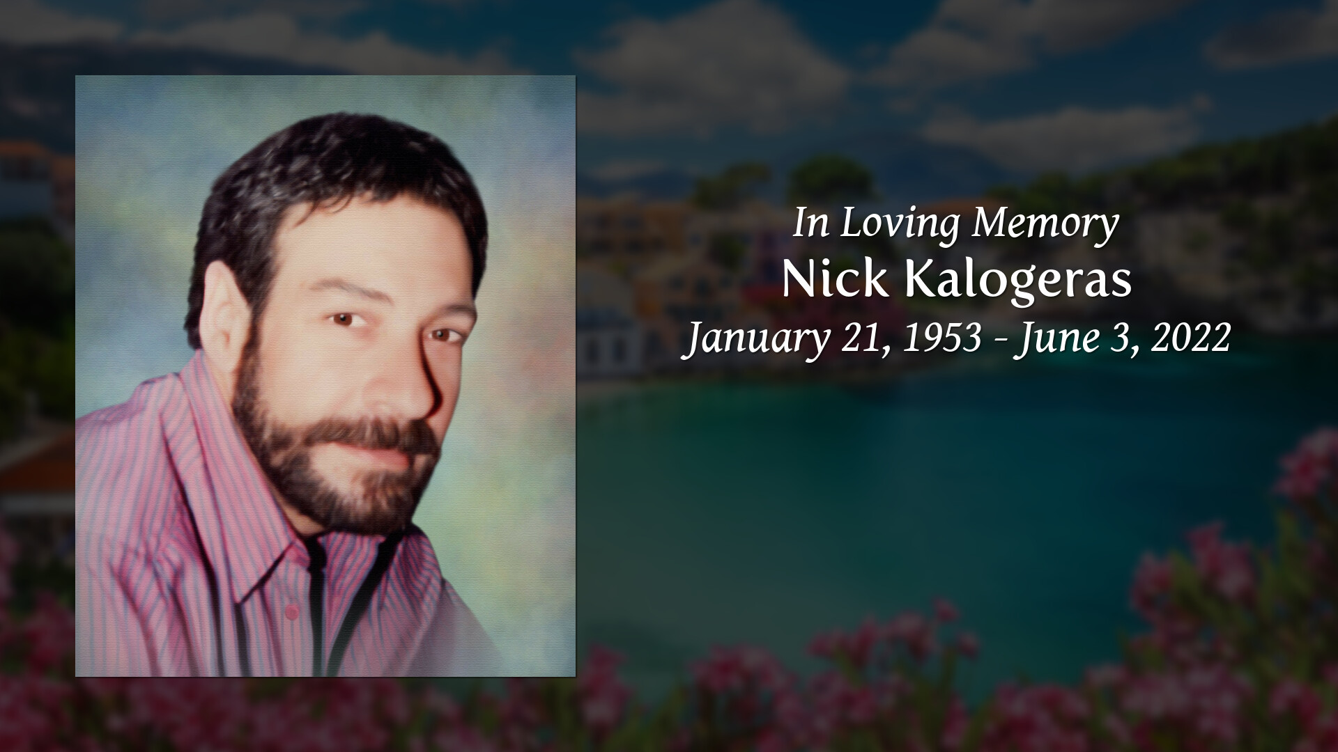 Nick Kalogeras Tribute Video