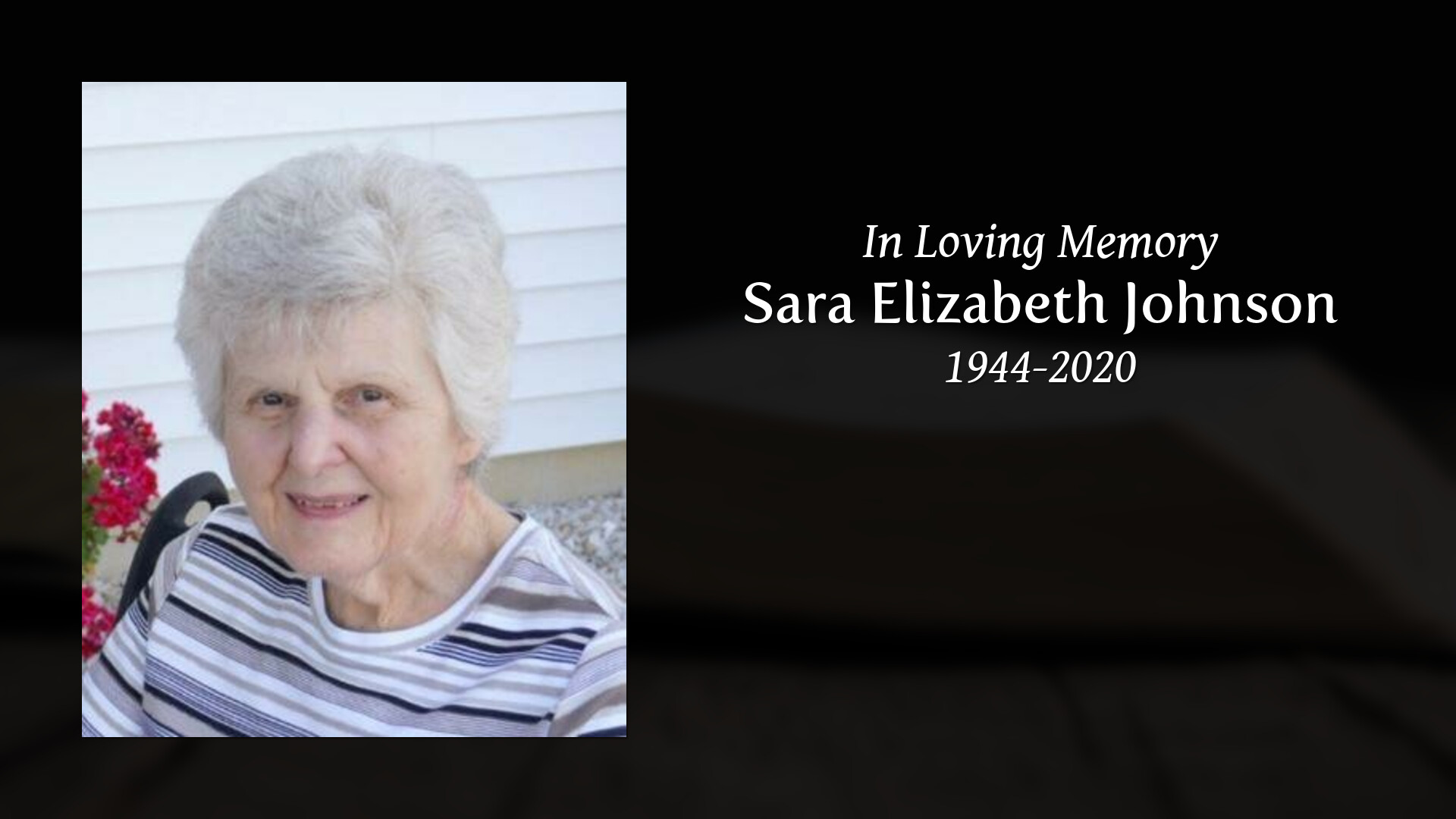 Sara Elizabeth Johnson - Tribute Video