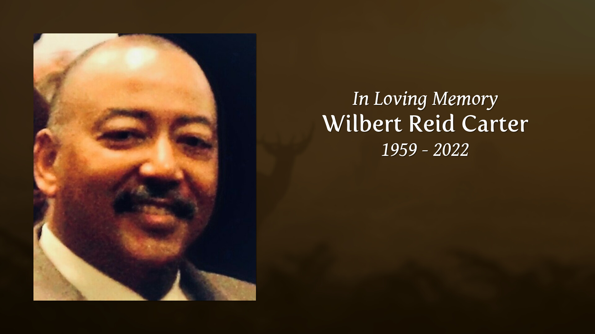 Wilbert Reid Carter - Tribute Video