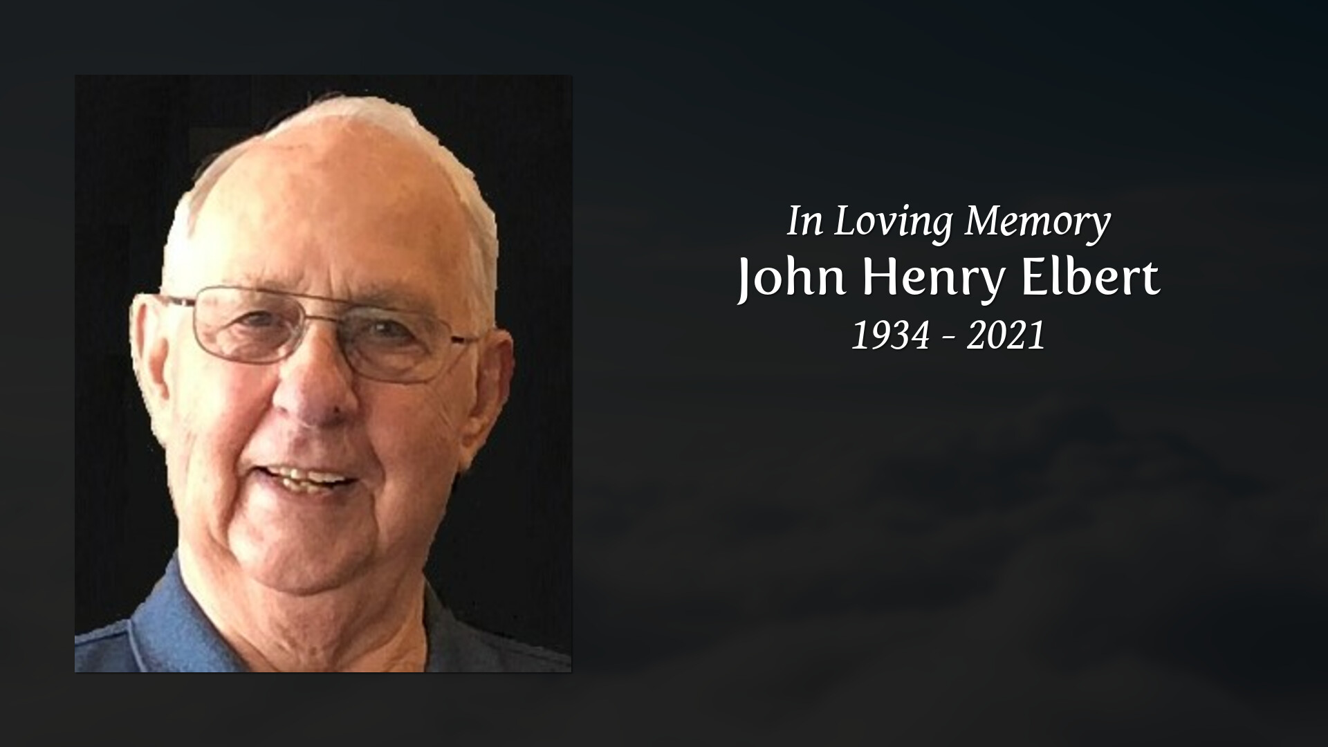 John Henry Elbert - Tribute Video