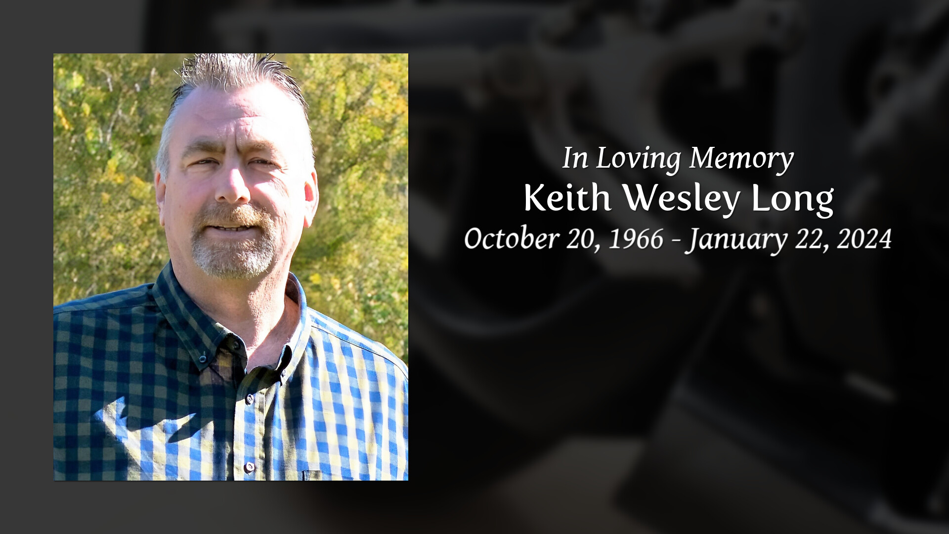 Keith Wesley Long Tribute Video