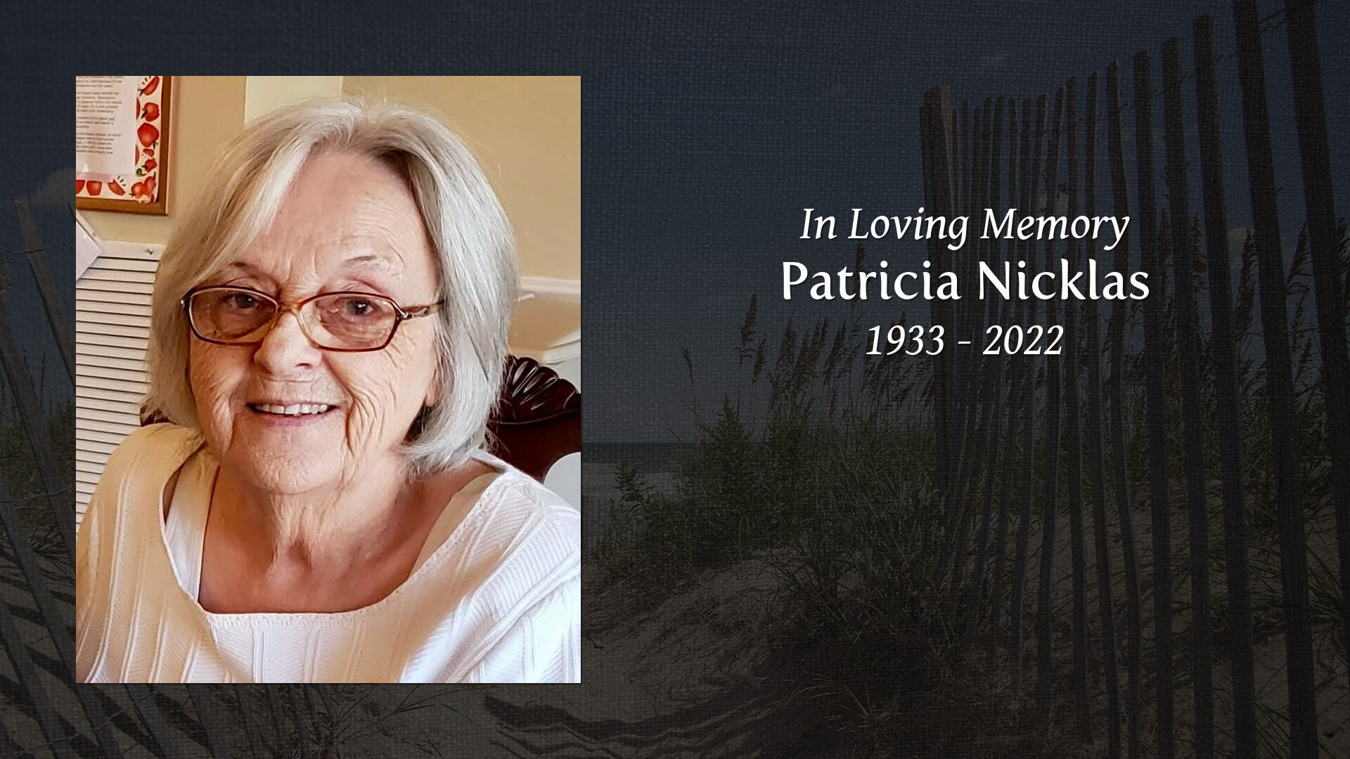 Patricia Nicklas Tribute Video