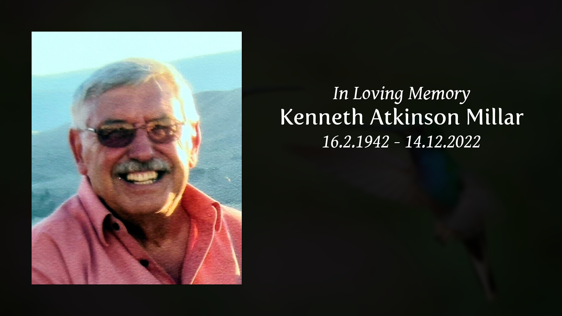 Kenneth Atkinson Millar - Tribute Video