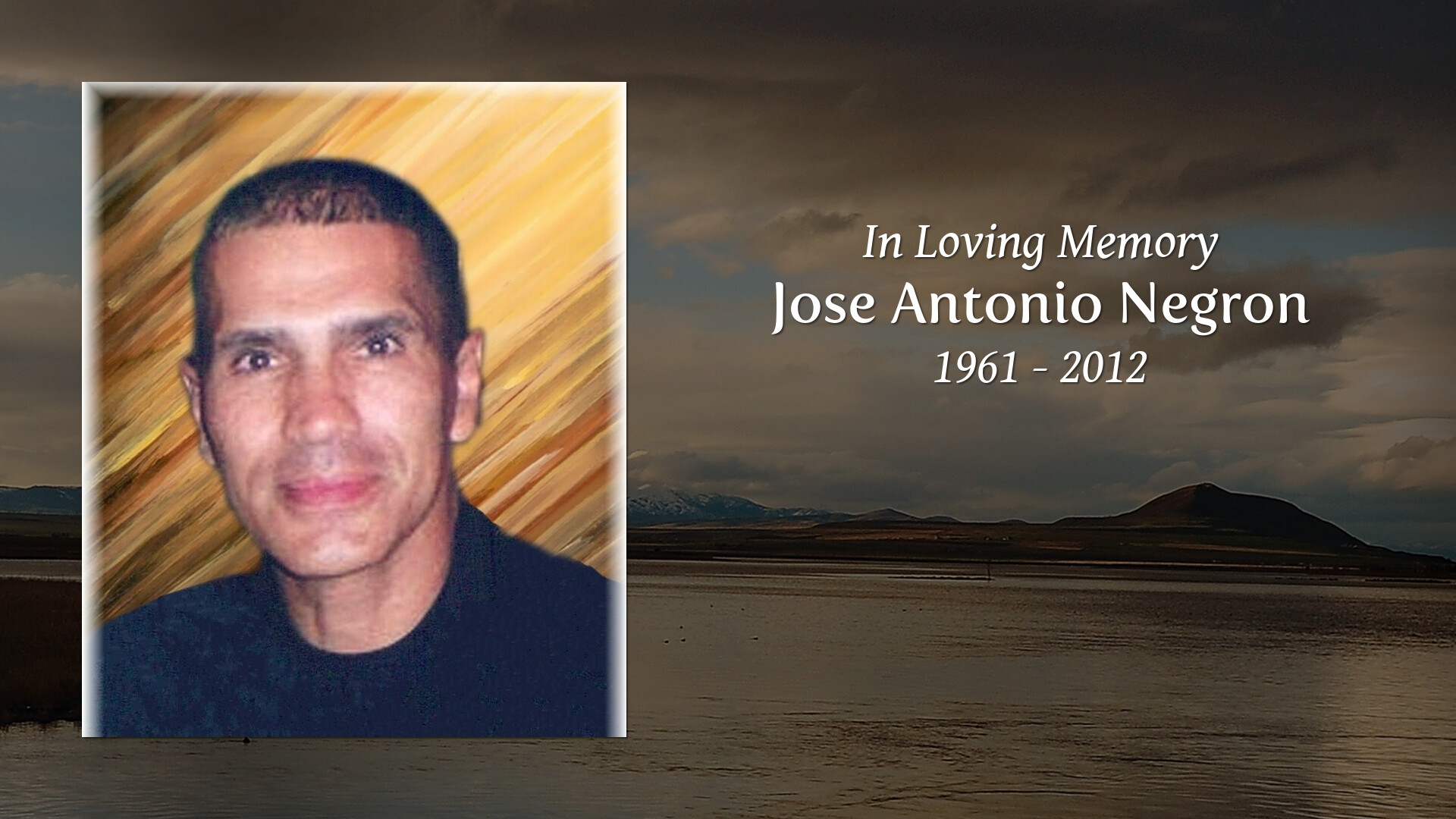 Jose Antonio Negron - Tribute Video