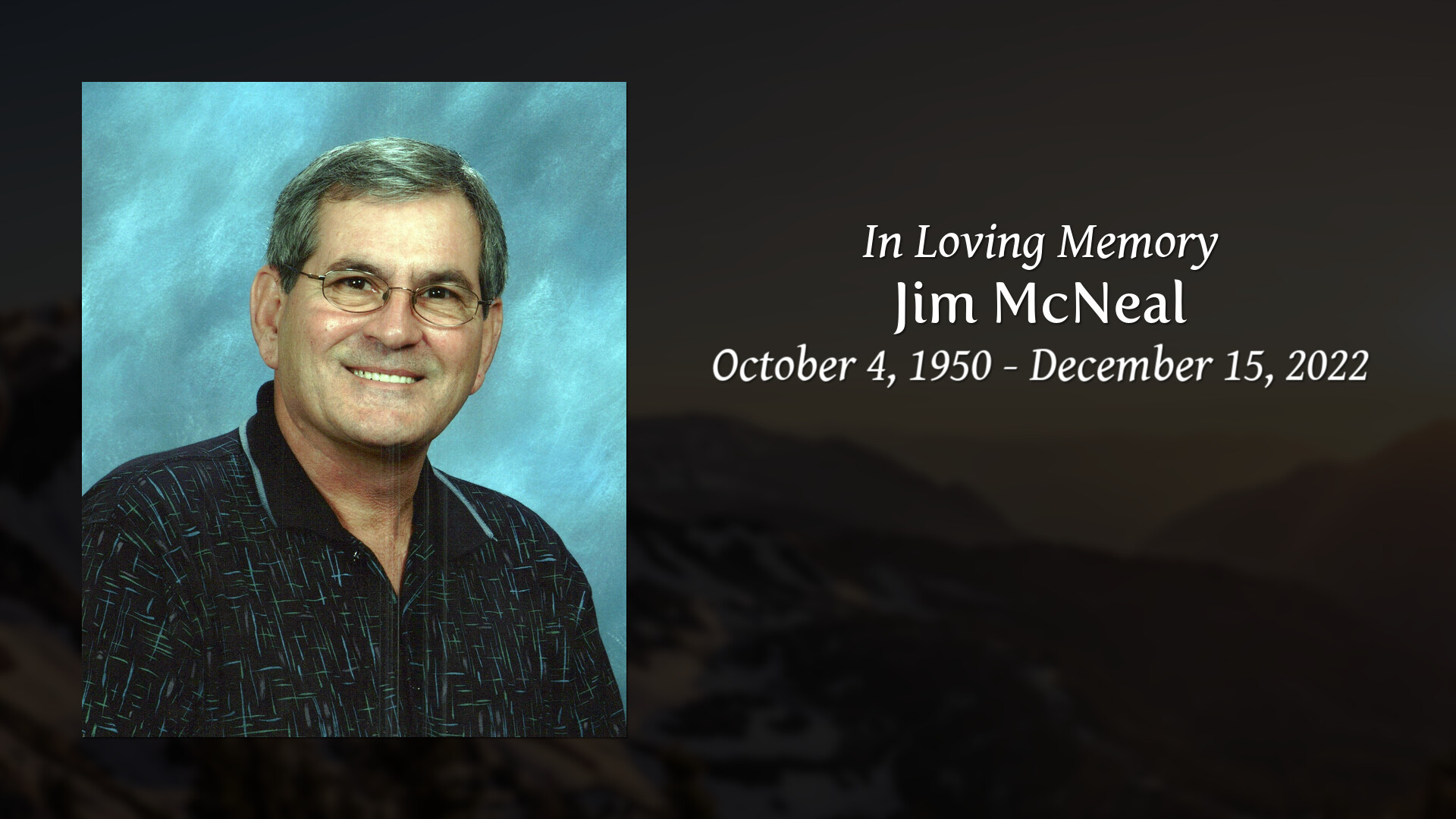 Jim Mcneal Tribute Video