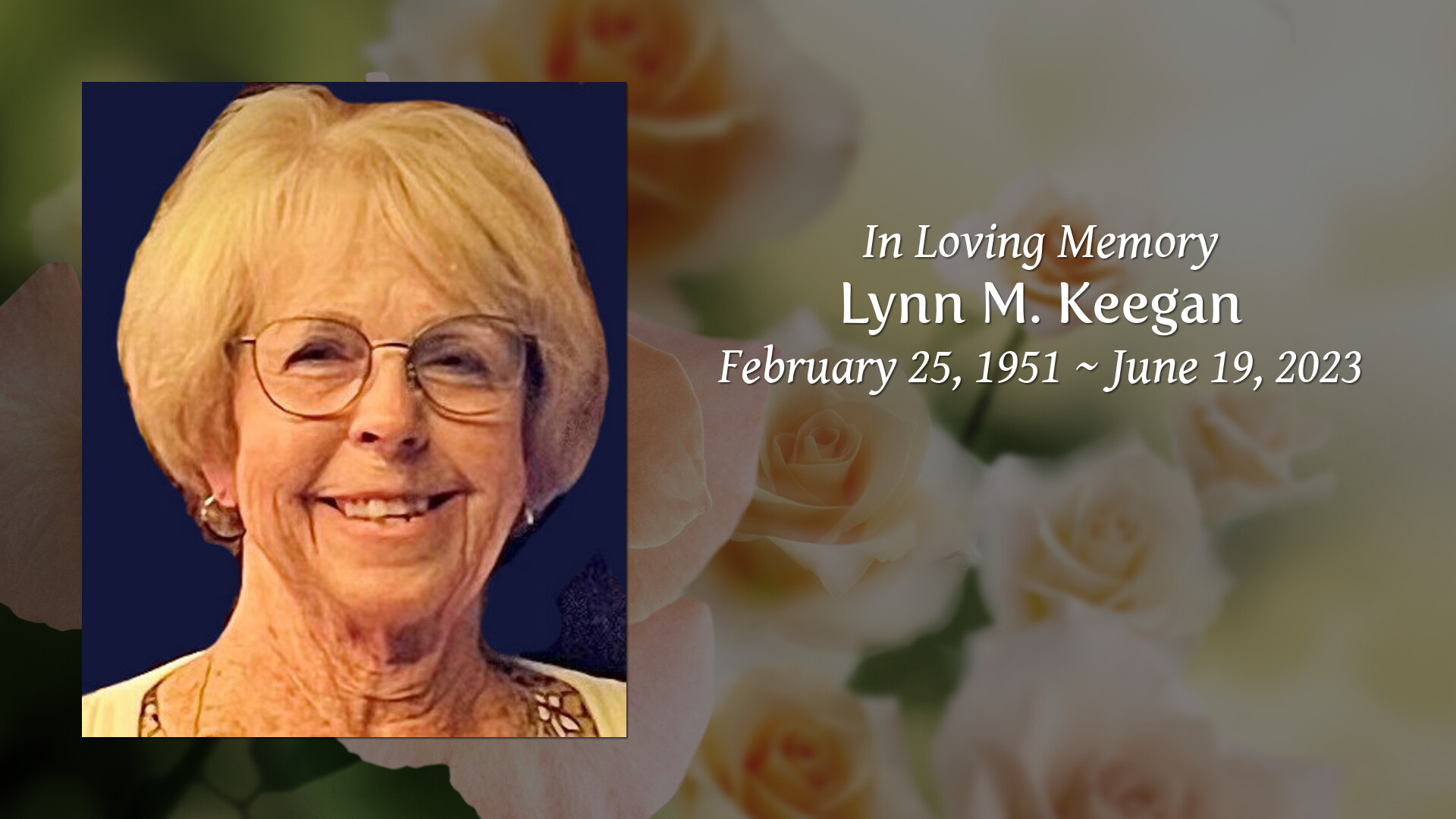 Lynn M. Keegan - Tribute Video