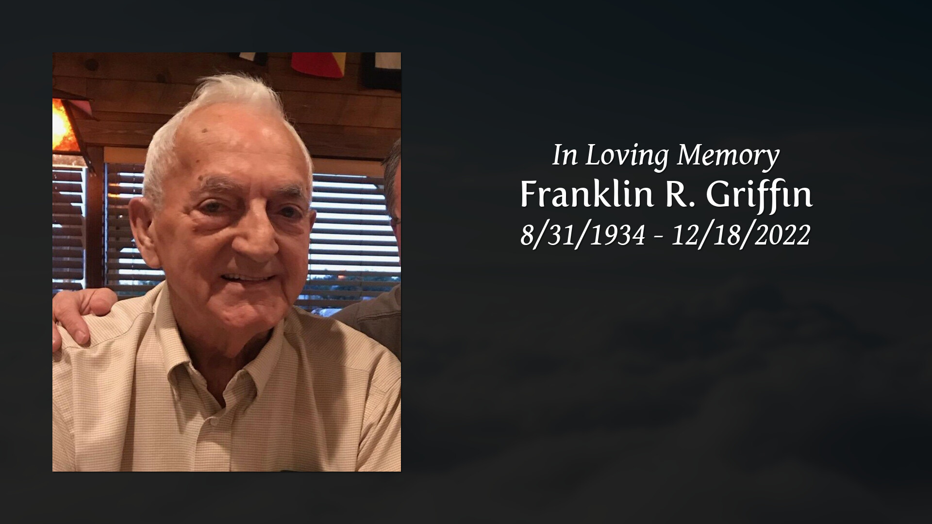 Franklin R. Griffin - Tribute Video