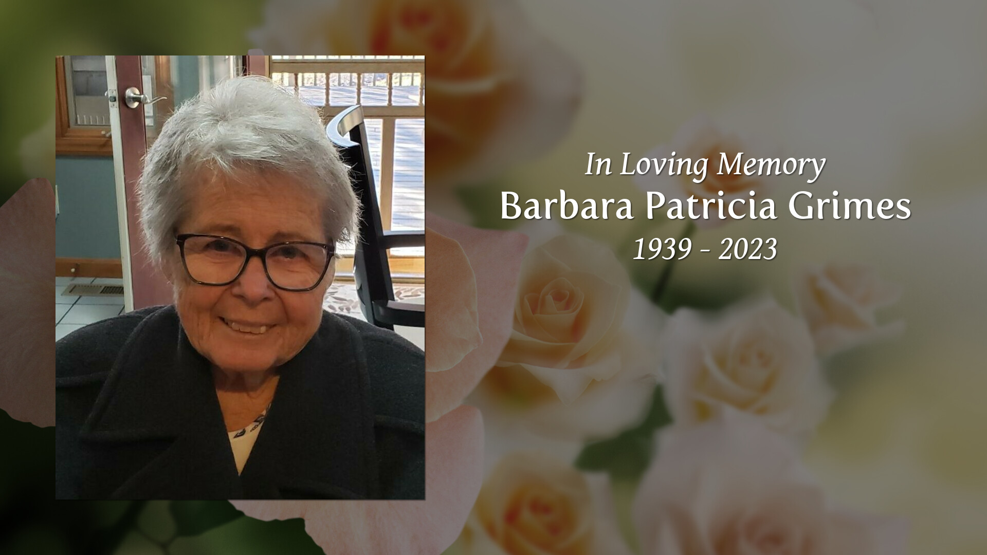 Barbara Patricia Grimes - Tribute Video