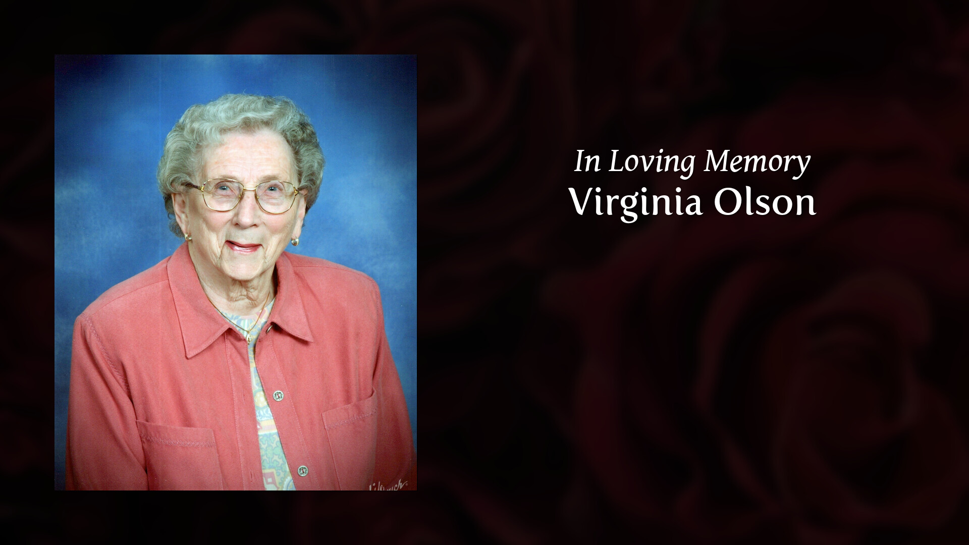 Virginia Olson - Tribute Video