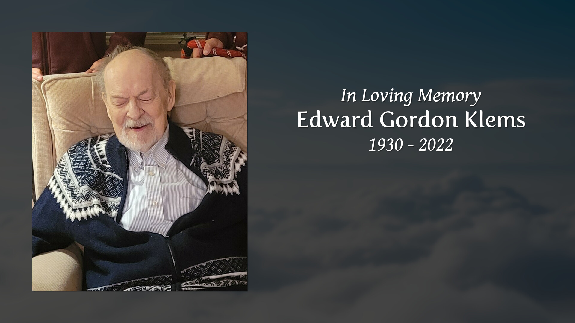 Edward Gordon Klems - Tribute Video