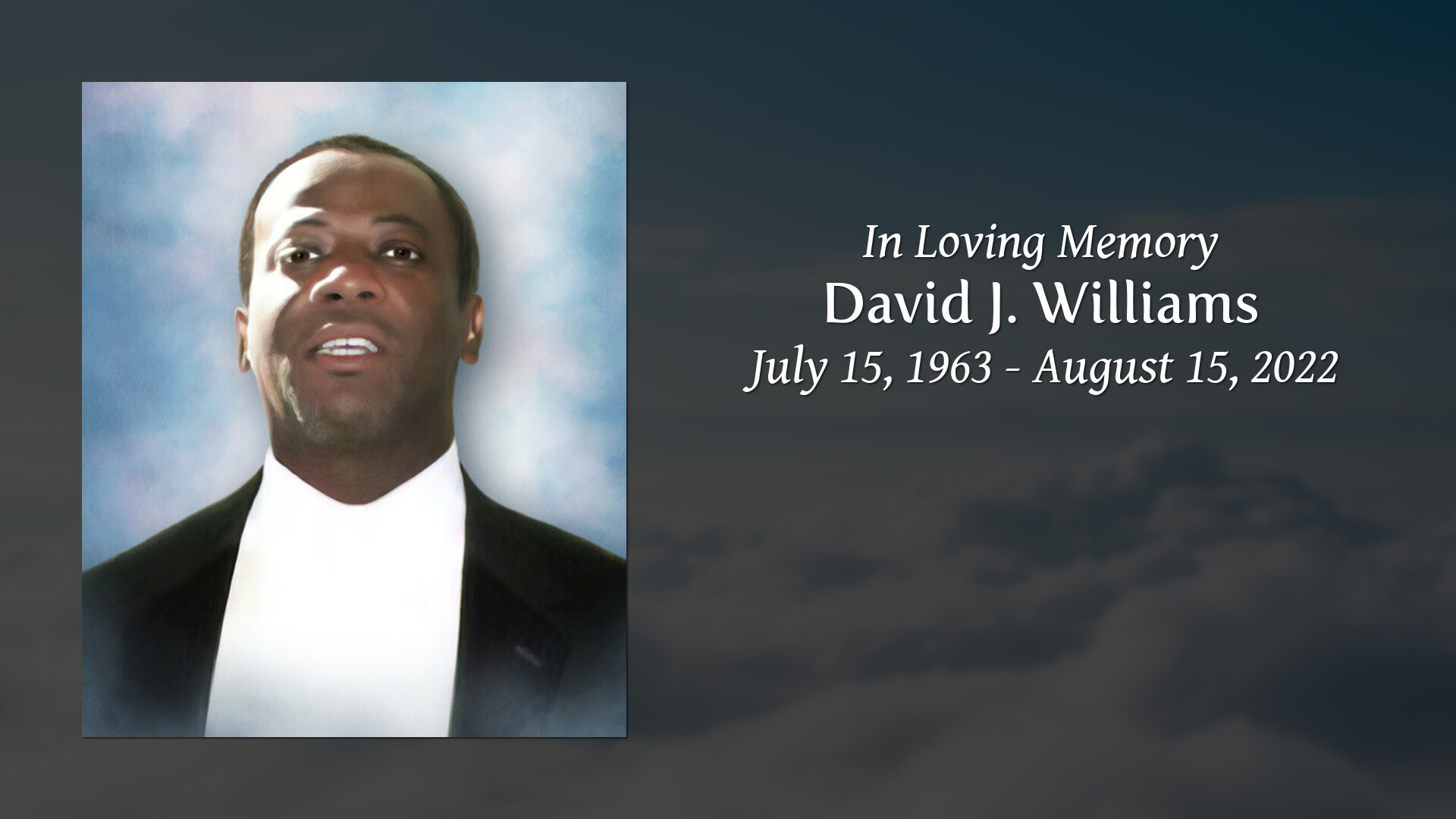 David J. Williams Tribute Video