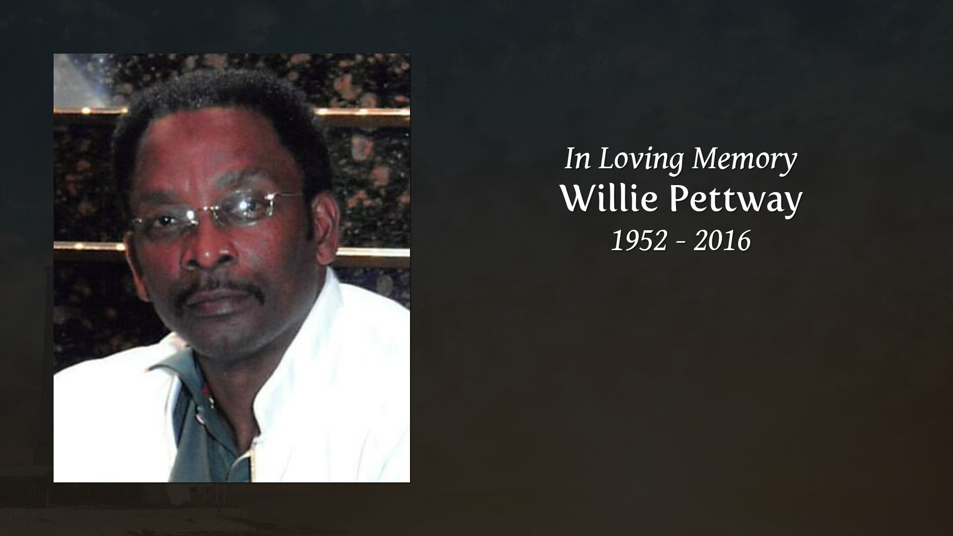 Willie Pettway - Tribute Video