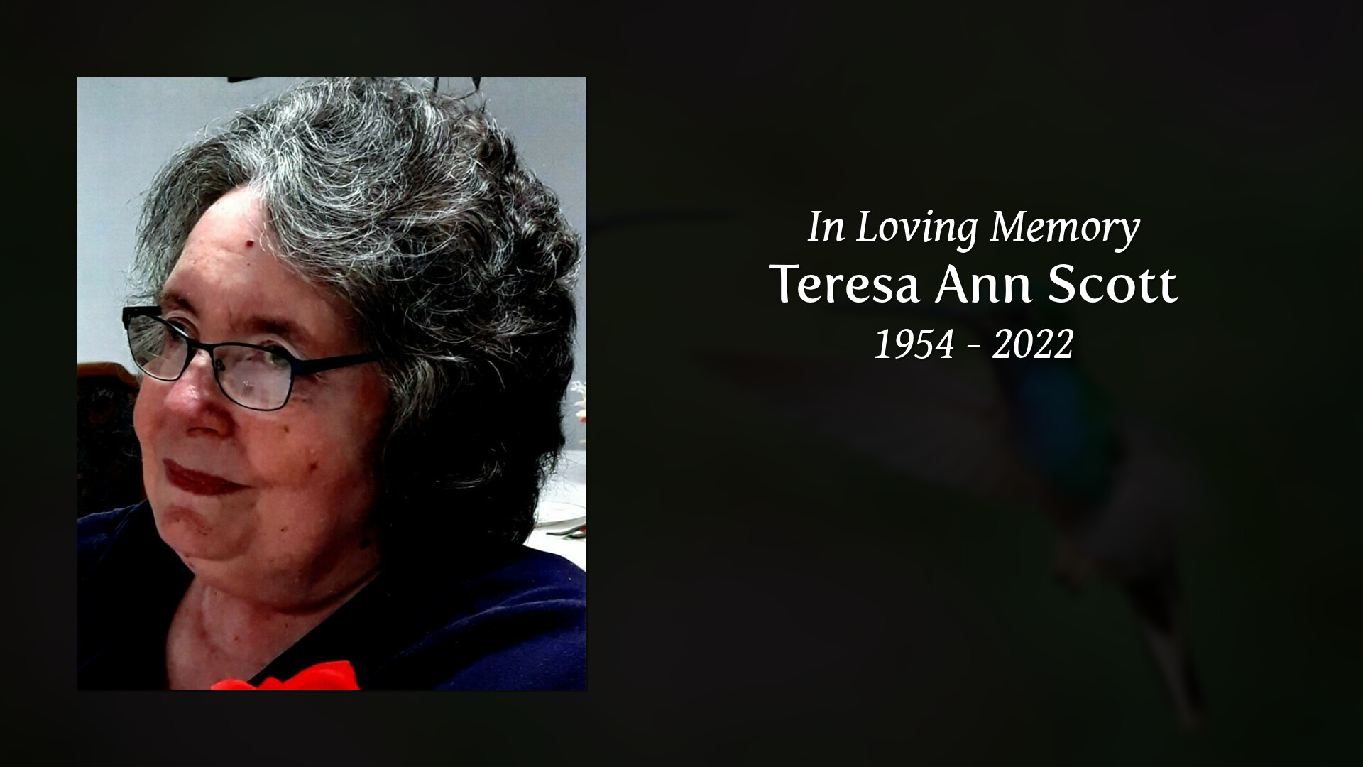 Teresa Ann Scott - Tribute Video