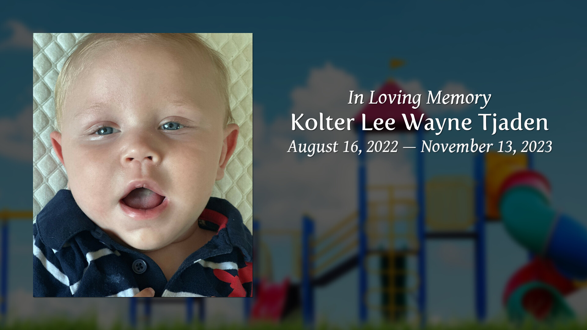 Kolter Lee Wayne Tjaden - Tribute Video