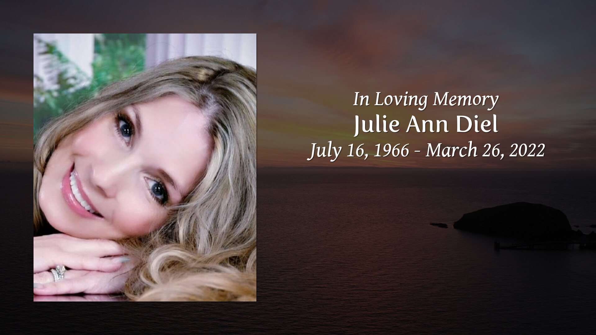 Julie Ann Diel - Tribute Video