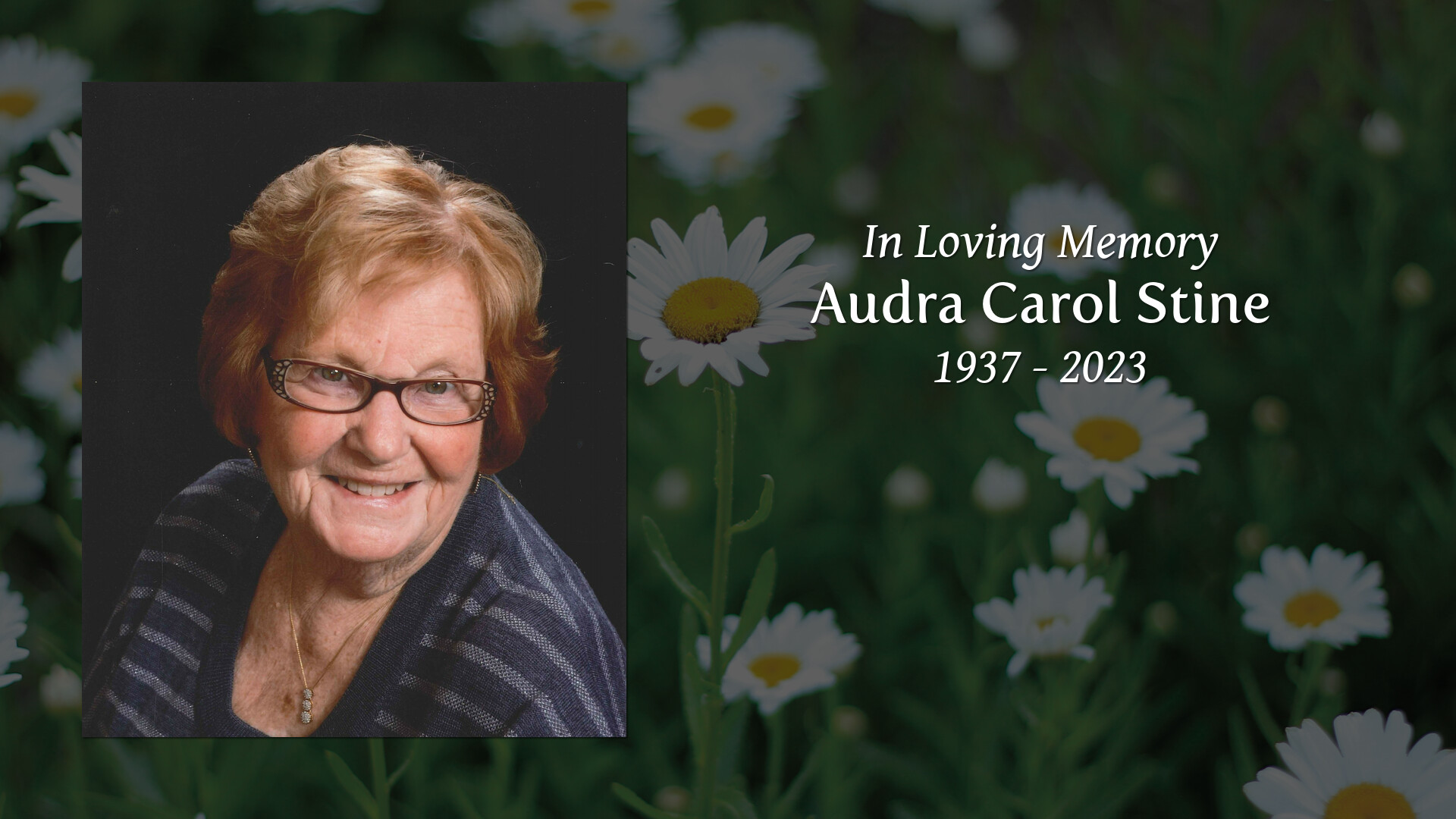 Audra Carol Stine - Tribute Video